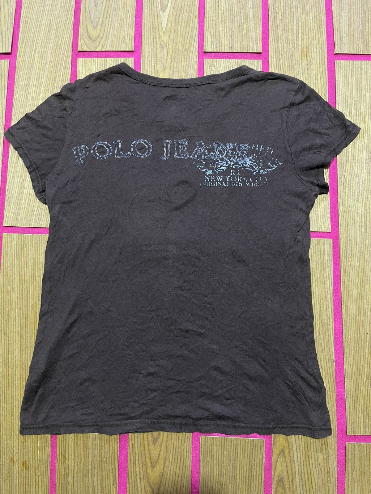 If Six Was Nine VINTAGE Y2K RALPH LAUREN short tshirt women style Size M / US 6-8 / IT 42-44 - 4 Thumbnail