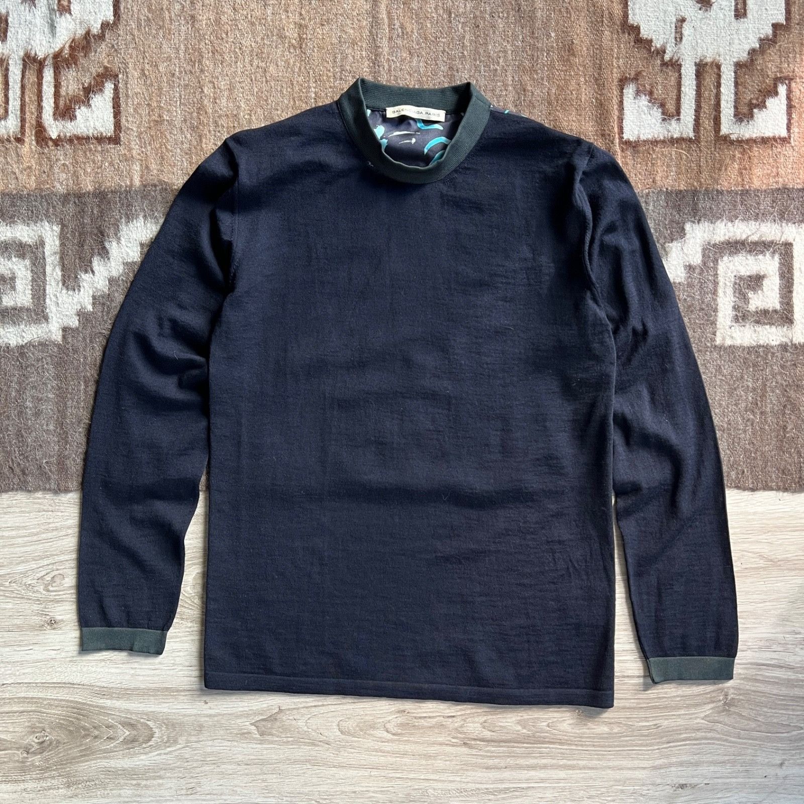 Balenciaga Balenciaga Paris Abstract Back Print Sweater 9493AC Size M / US 6-8 / IT 42-44 - 1 Thumbnail