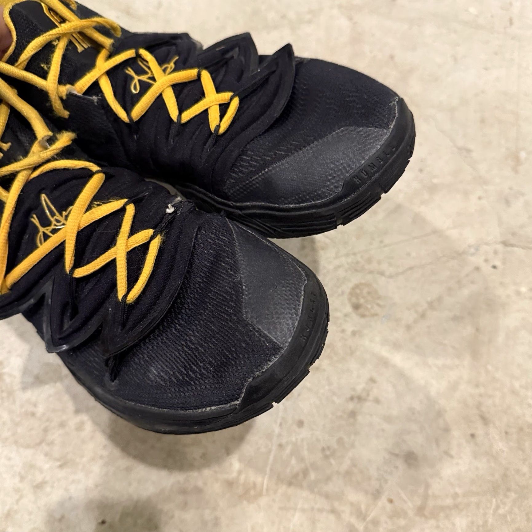 Nike Nike Kyrie 5 iD Sneaker - Size 12 - Black And Yellow - Multicolor - Men - Athletic - AV7917-XXX Size ONE SIZE - 5 Thumbnail