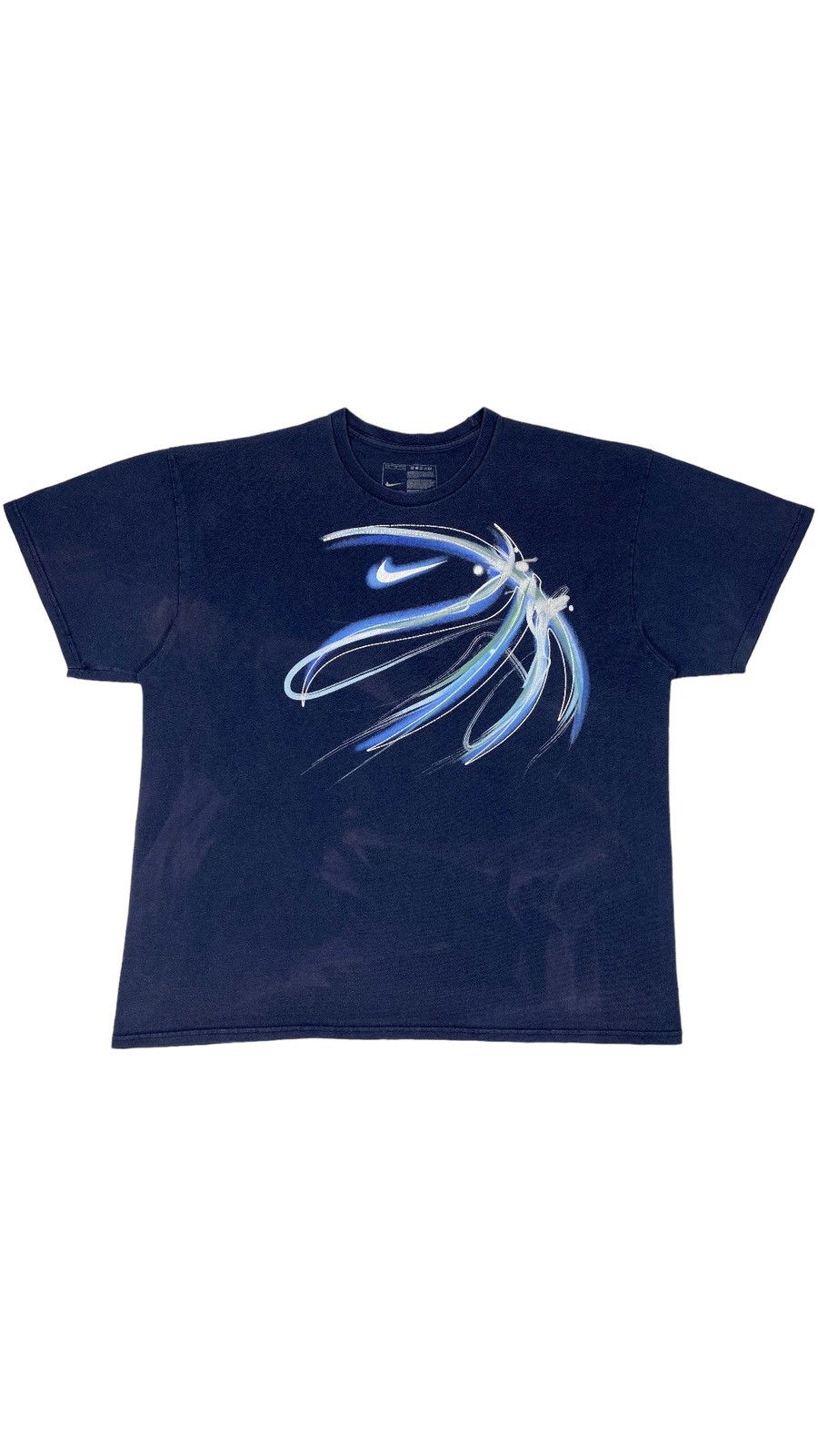 LASTDROP🔥Vintage Y2K Nike Swoosh Futuristic Sunfaded T-shirt