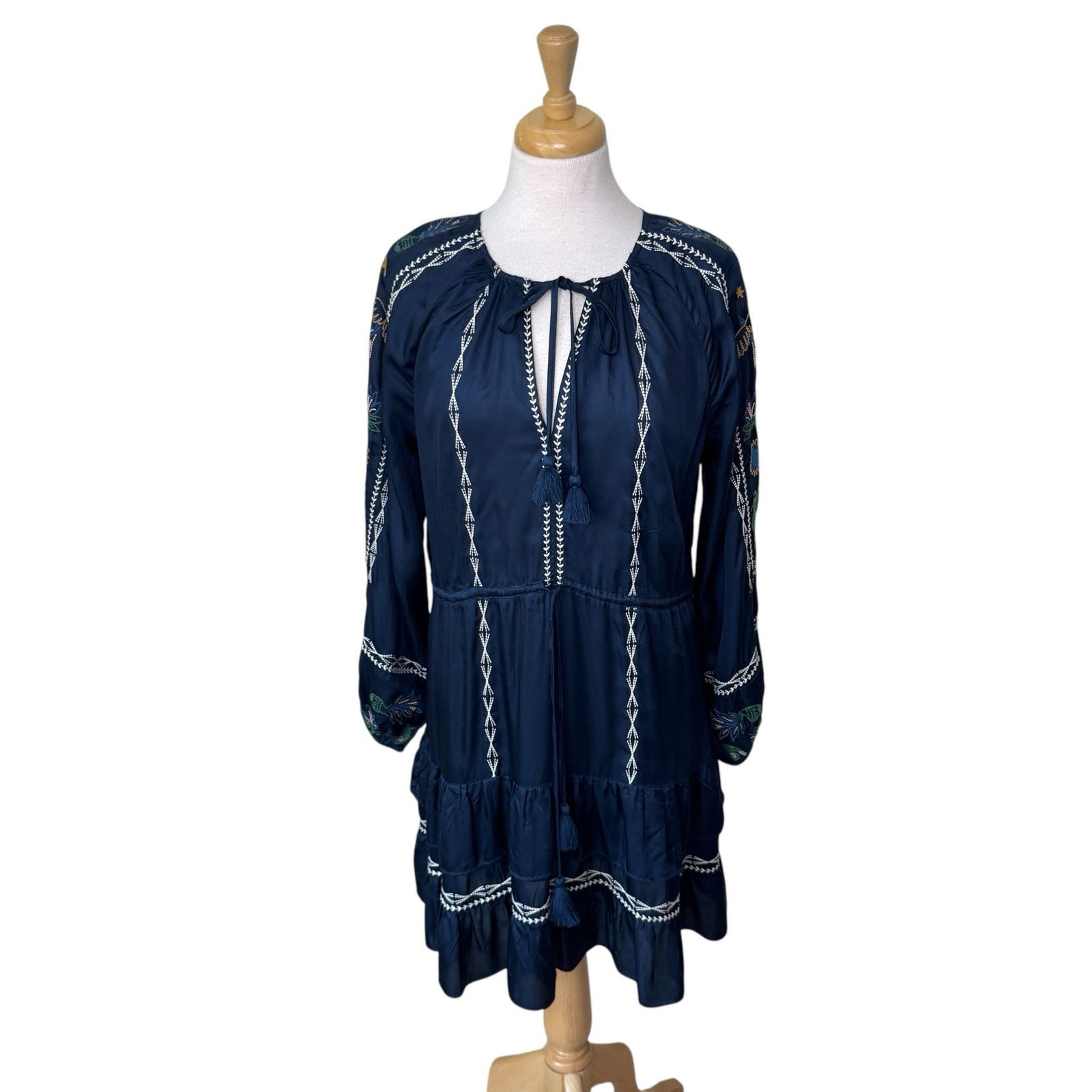 Johnny Was JOHNNY WAS LEXIE TIERED MINI DRESS Small NWT Size S / US 4 / IT 40 - 1 Thumbnail