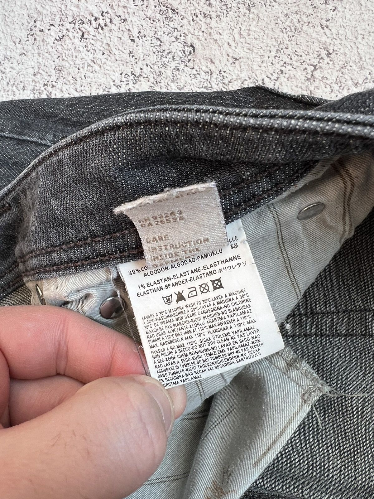 Diesel × Vintage Vintage Y2K Diesel Denim Jeans Size US 33 - 9 Thumbnail