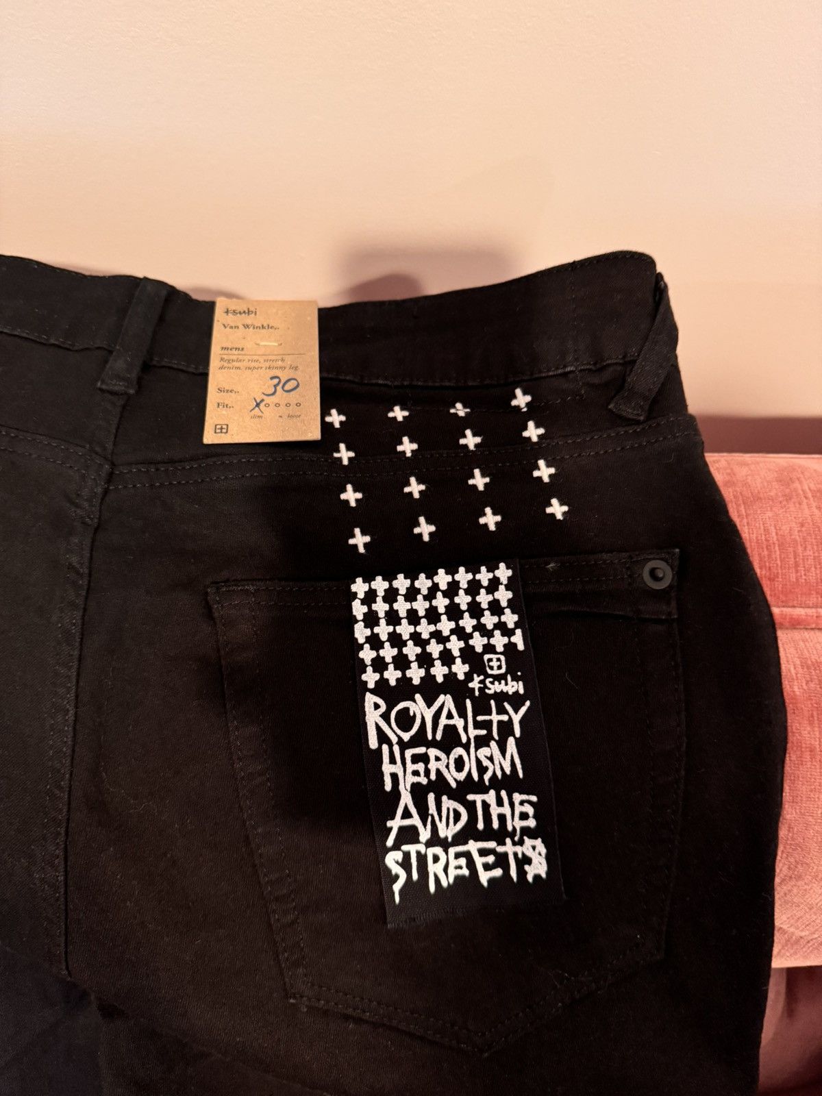 Ksubi Ksubi Black Plain Denim Jeans Size US 30 / EU 46 - 2 Thumbnail