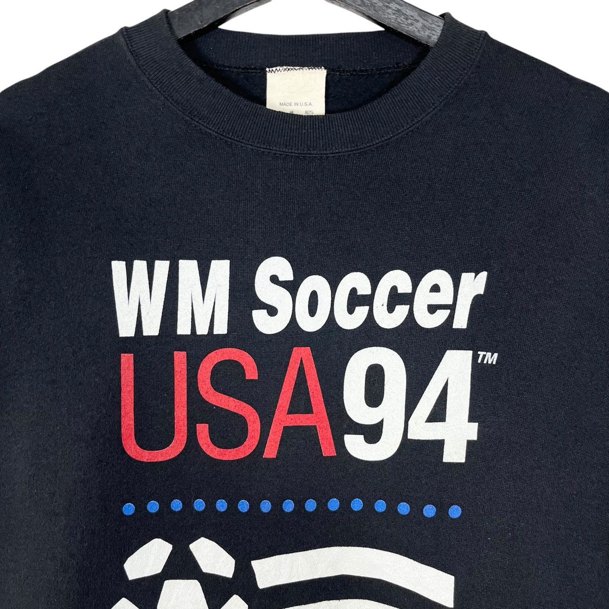 Vintage Vintage 1994 USA World Cup Football Soccer Sweatshirt Size US L / EU 52-54 / 3 - 3 Thumbnail