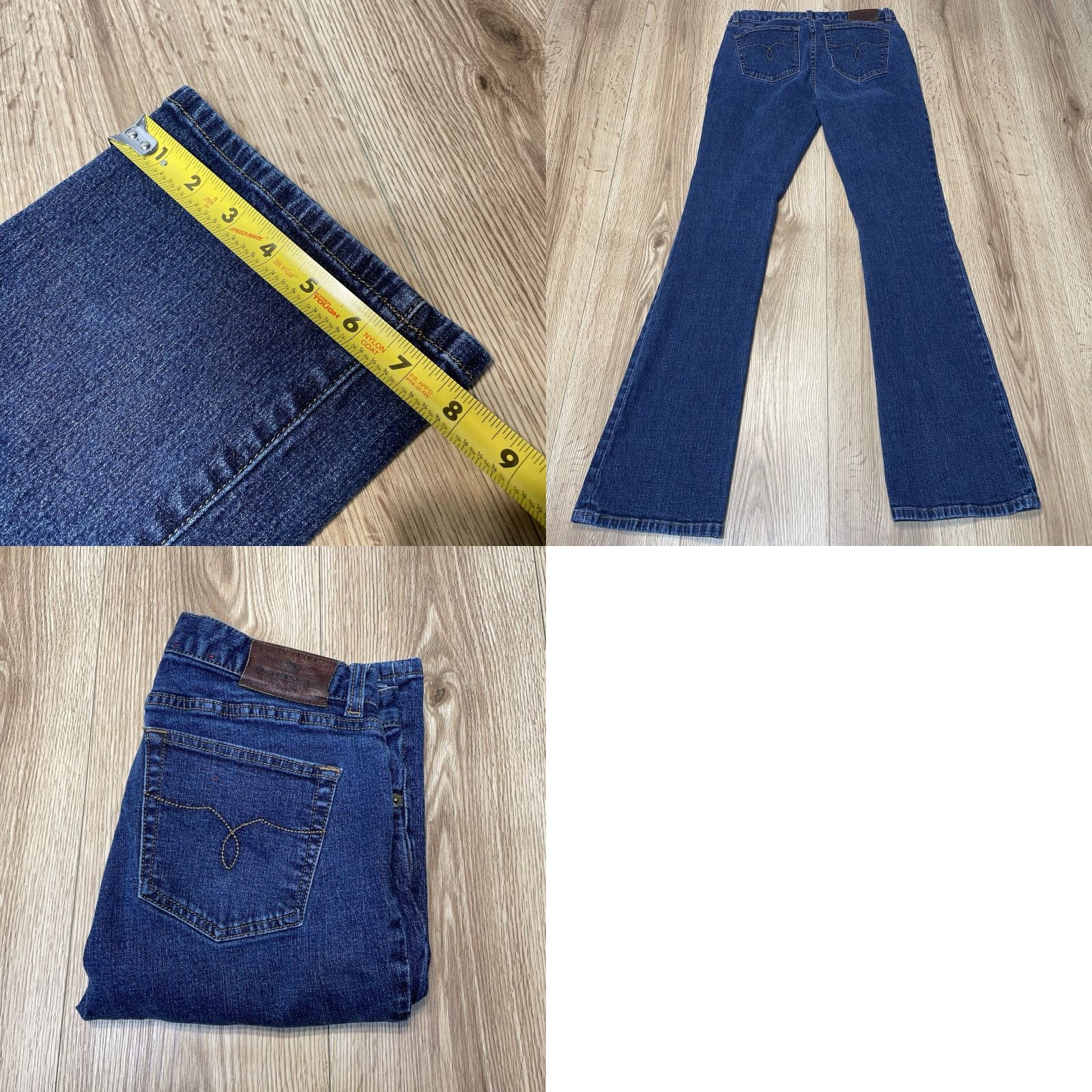 Denime VINTAGE Lauren Jeans Co. Women’s Bootcut Jeans Size 2 Blue Denim Low Rise Size 26" / US 2 / IT 38 - 8 Thumbnail