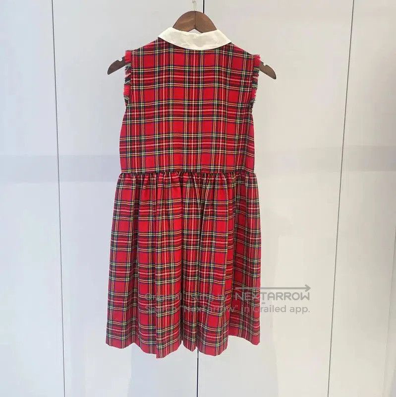 Miu Miu Miu Miu Red Wool Dress with Bow Detail . Size XS / US 0-2 / IT 36-38 - 2 Thumbnail