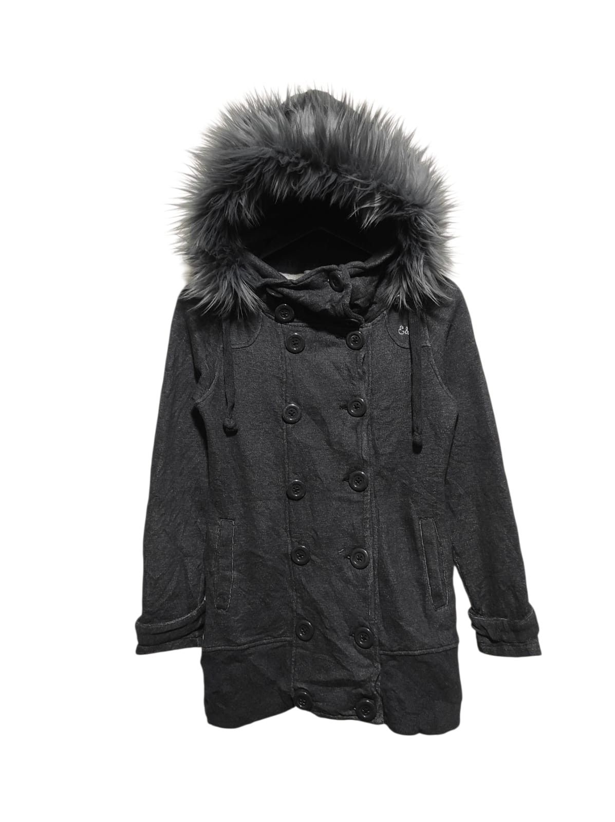 Japanese Brand Etam Weekend button fur hoodie ifsix LGB style Size US XS / EU 42 / 0 - 1 Thumbnail