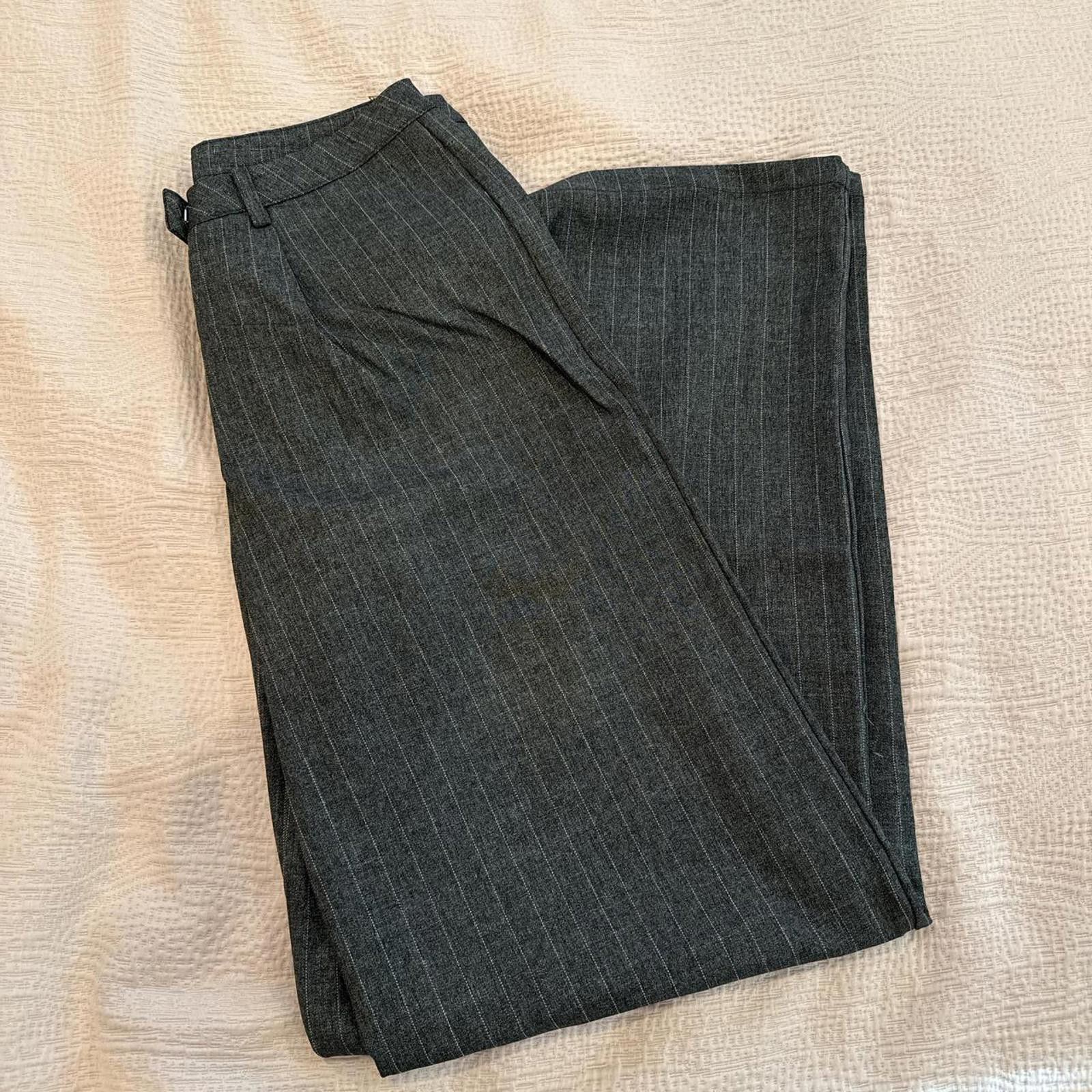 Other PRINCESS POLLY Women's Pinstripe Wide Leg Trousers (US) Size 26" / US 2 / IT 38 - 3 Thumbnail
