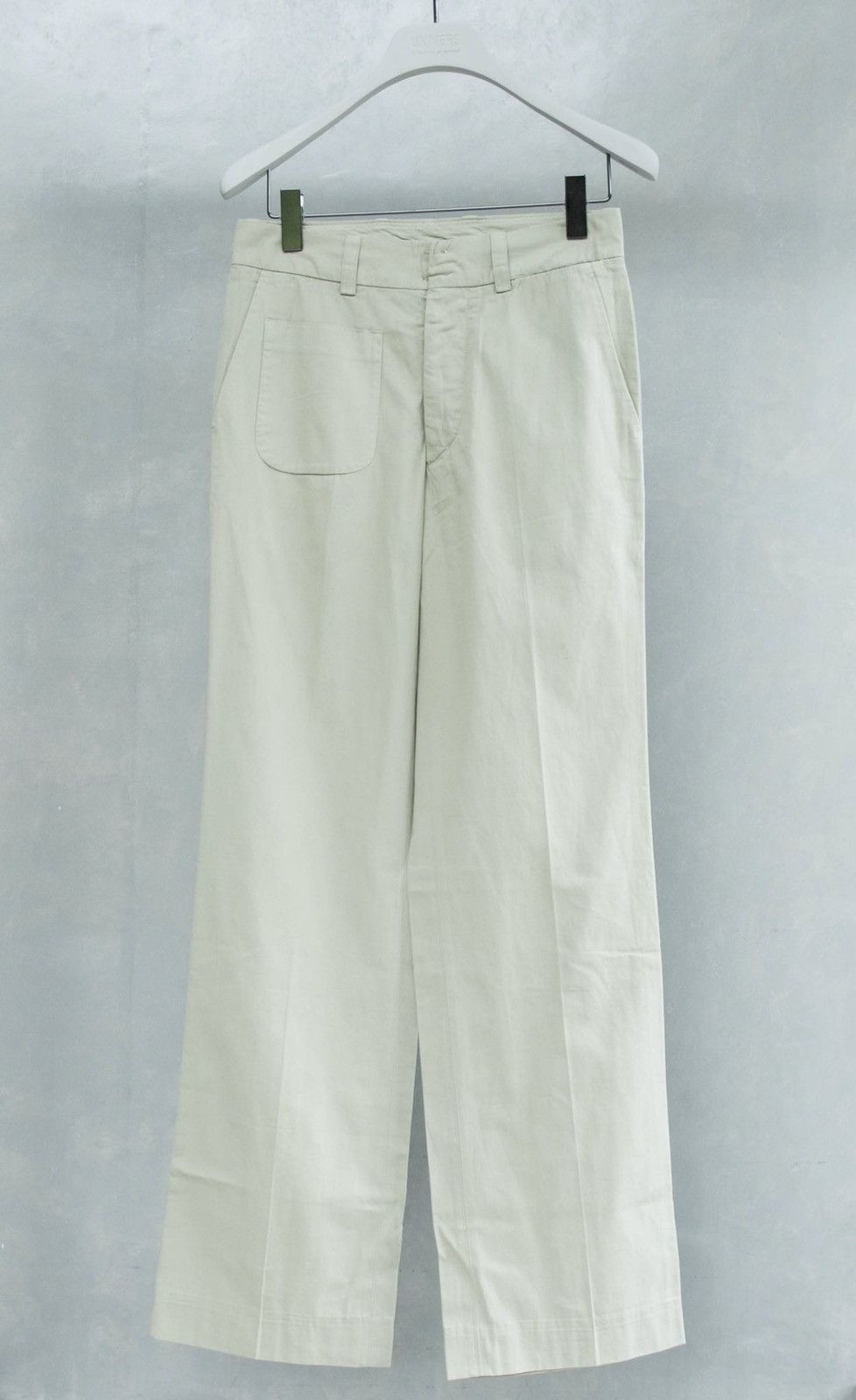 Maison Margiela 2004 Maison Margiela Khaki Wide Leg Pants Size US 30 / EU 46 - 1 Thumbnail