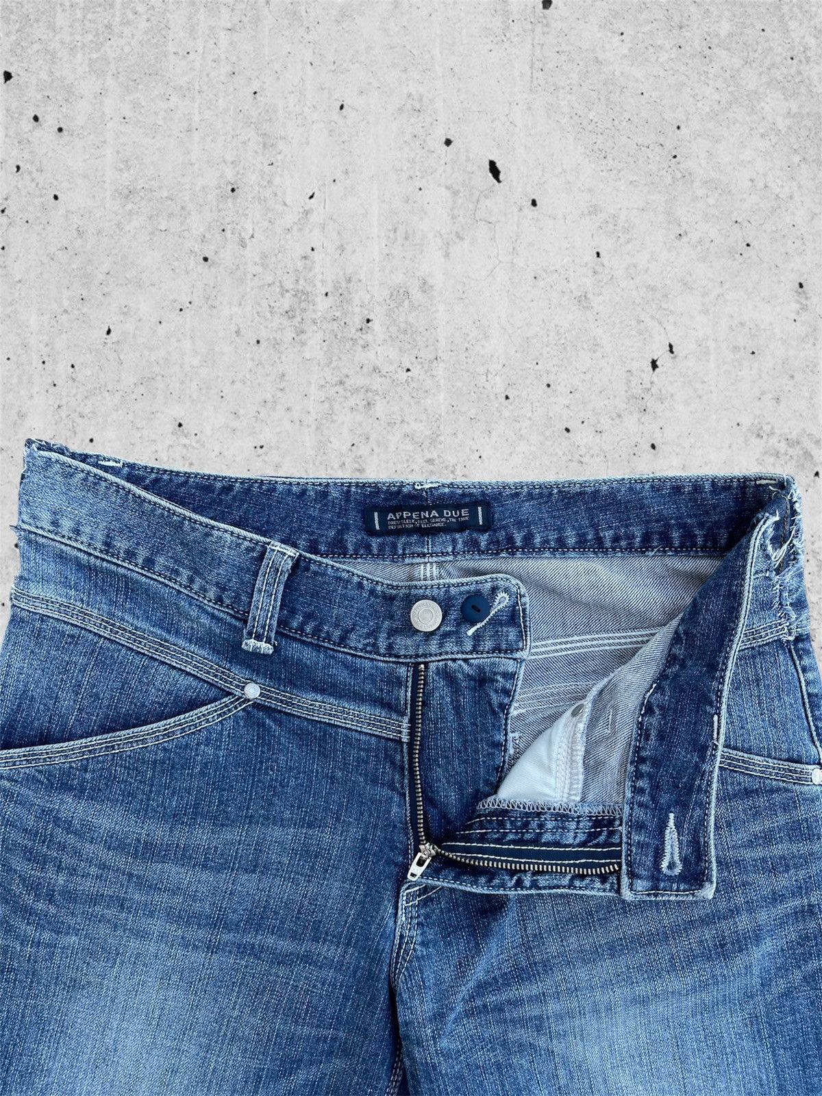 Japanese Brand 🔥 Appena Due Distressed Denim Streetwear W32🔥 Size US 32 / EU 48 - 10 Thumbnail