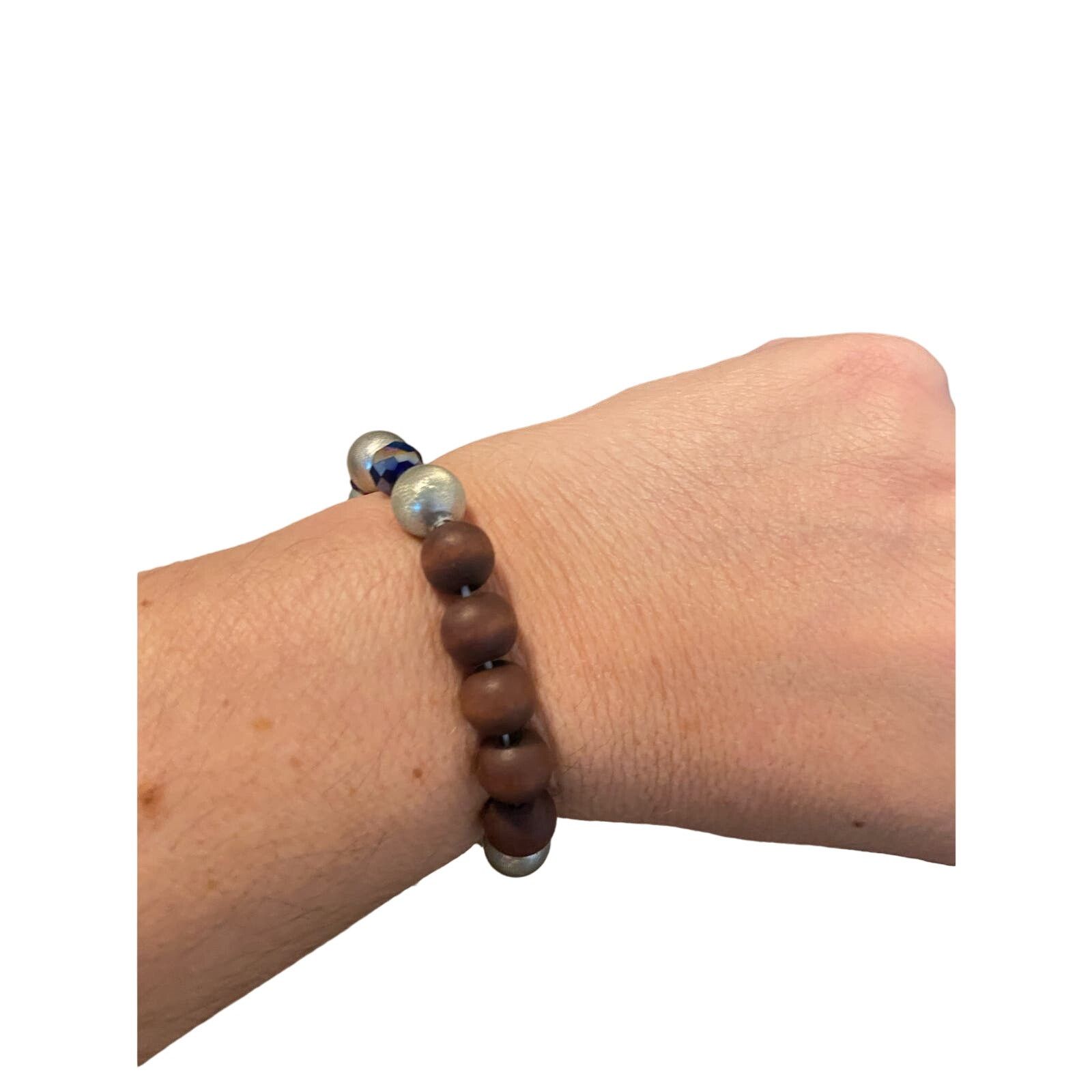 Handmade wood bead bracelet Size ONE SIZE - 1 Thumbnail