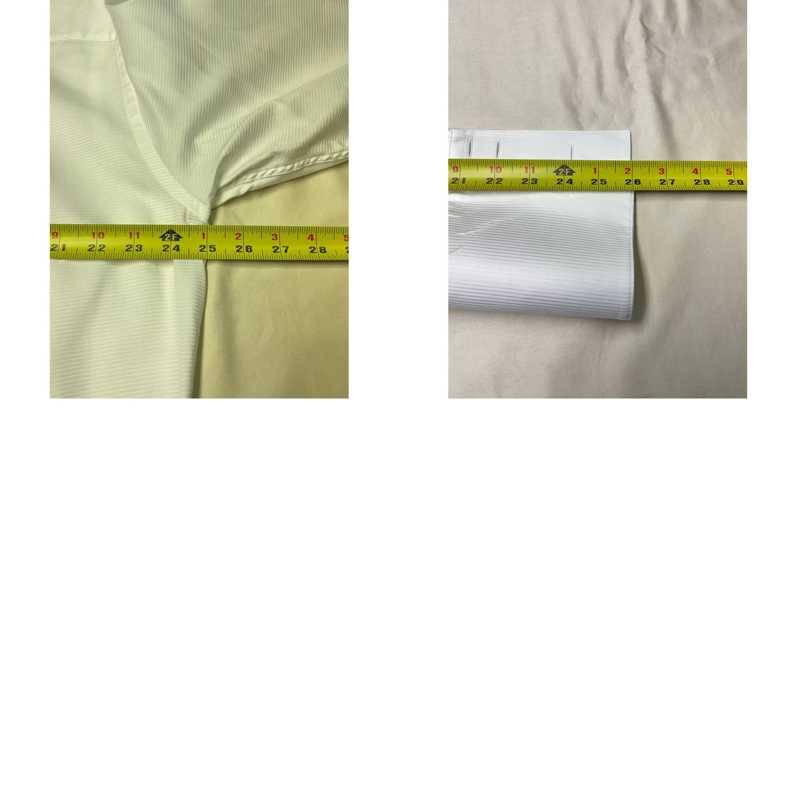 David Donahue David Donahue Mens White Ribbed Cotton Dress Shirt French Cuff 17 32/33 Dress Shirt Mens White Ribbed Cotton French Cuff 17 32/33 Size 46R - 8 Thumbnail