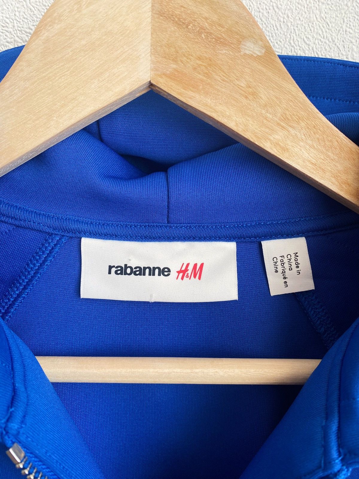 H&M × Paco Rabanne New Rabanne x H&M Unisex Blue Full Zip Hooded Tracksuit Size M / US 6-8 / IT 42-44 - 11 Thumbnail