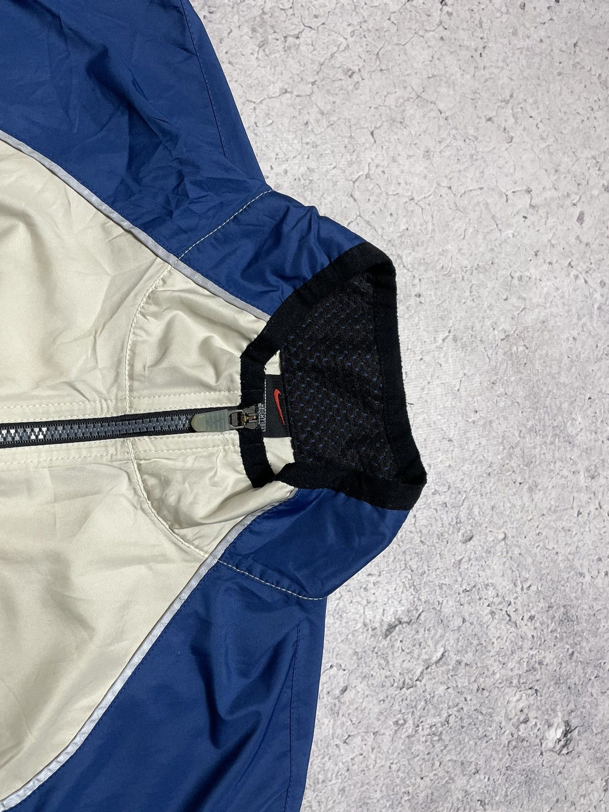 Nike × Vintage Vintage 90's Nylon Nike Drill Swoosh Vest Y2K Size US XL / EU 56 / 4 - 8 Thumbnail