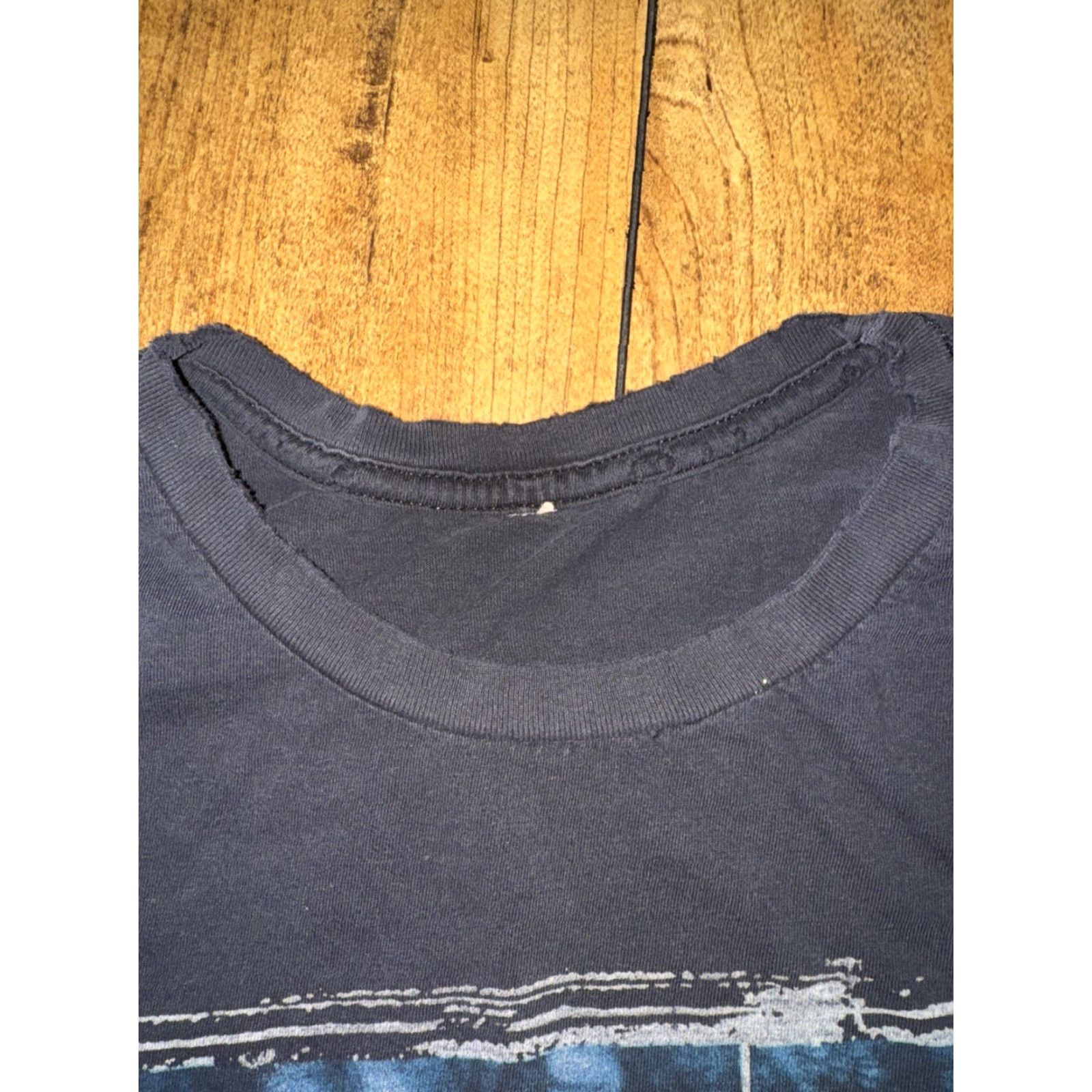 Vintage VINTAGE Nirvana T-Shirt Shirt XS Cropped Black 90s Kurt Cobain Graphic Print Distressed Size US XS / EU 42 / 0 - 6 Thumbnail