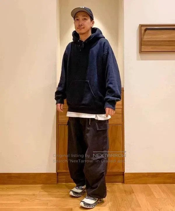 Beams Japan BEAMS Cotton Loose Fleece Hoodie. Size US M / EU 48-50 / 2 - 7 Thumbnail