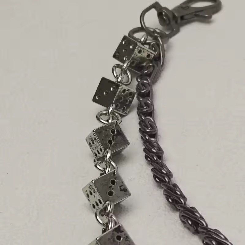 Jewelry Dice Chain Wallet Belt Chain Trousers Pants and jeans Size ONE SIZE - 6 Thumbnail