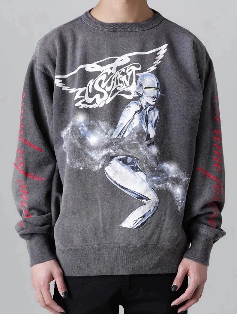 Saint Michael Saint Michael HajimeSorayama Long Sleeve Co-branded Sweate Size US L / EU 52-54 / 3 - 5 Thumbnail