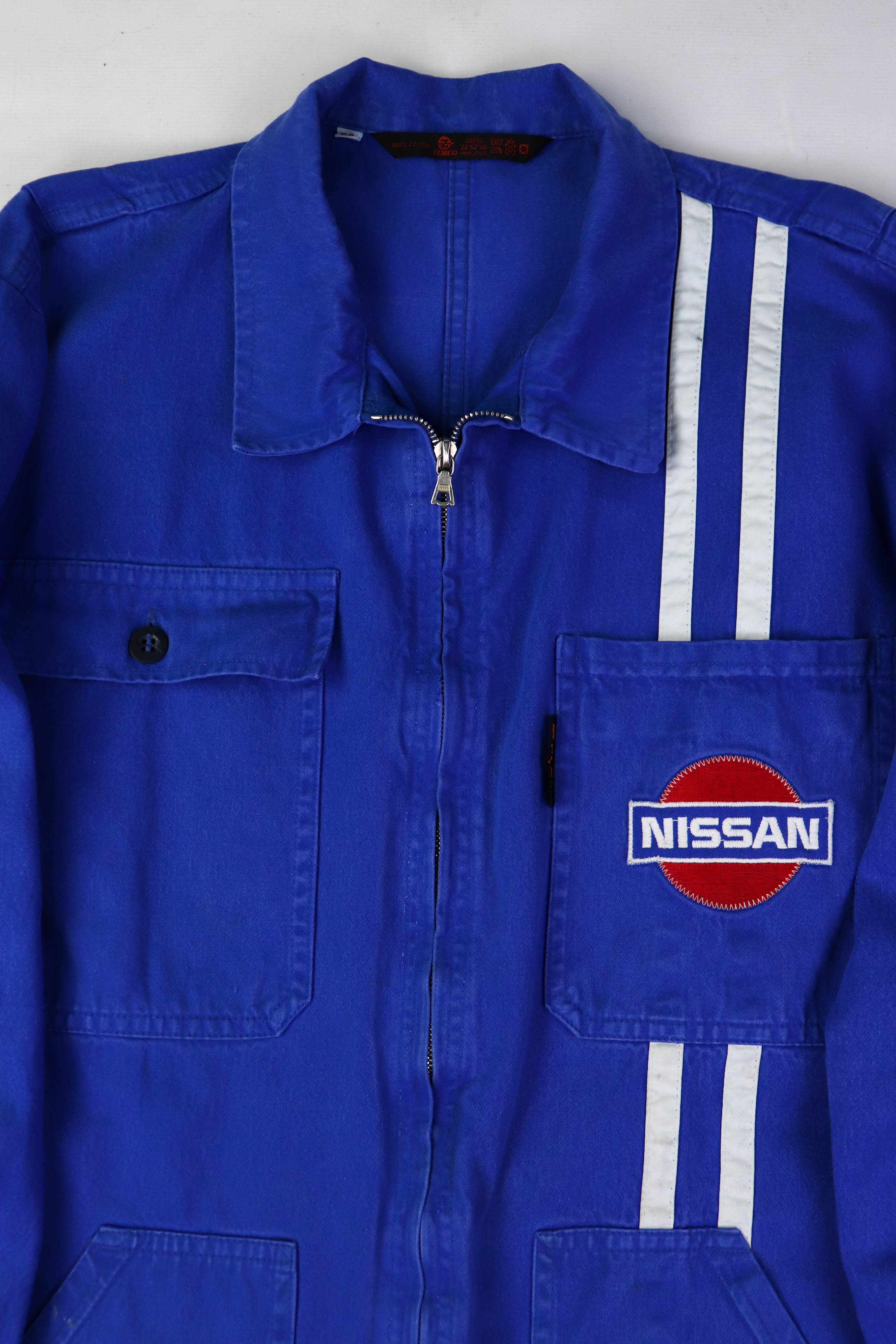 Vintage Vintage ZIMCO Nissan Distressed Faded Racing Work Coverall Size US 36 / EU 52 - 4 Thumbnail
