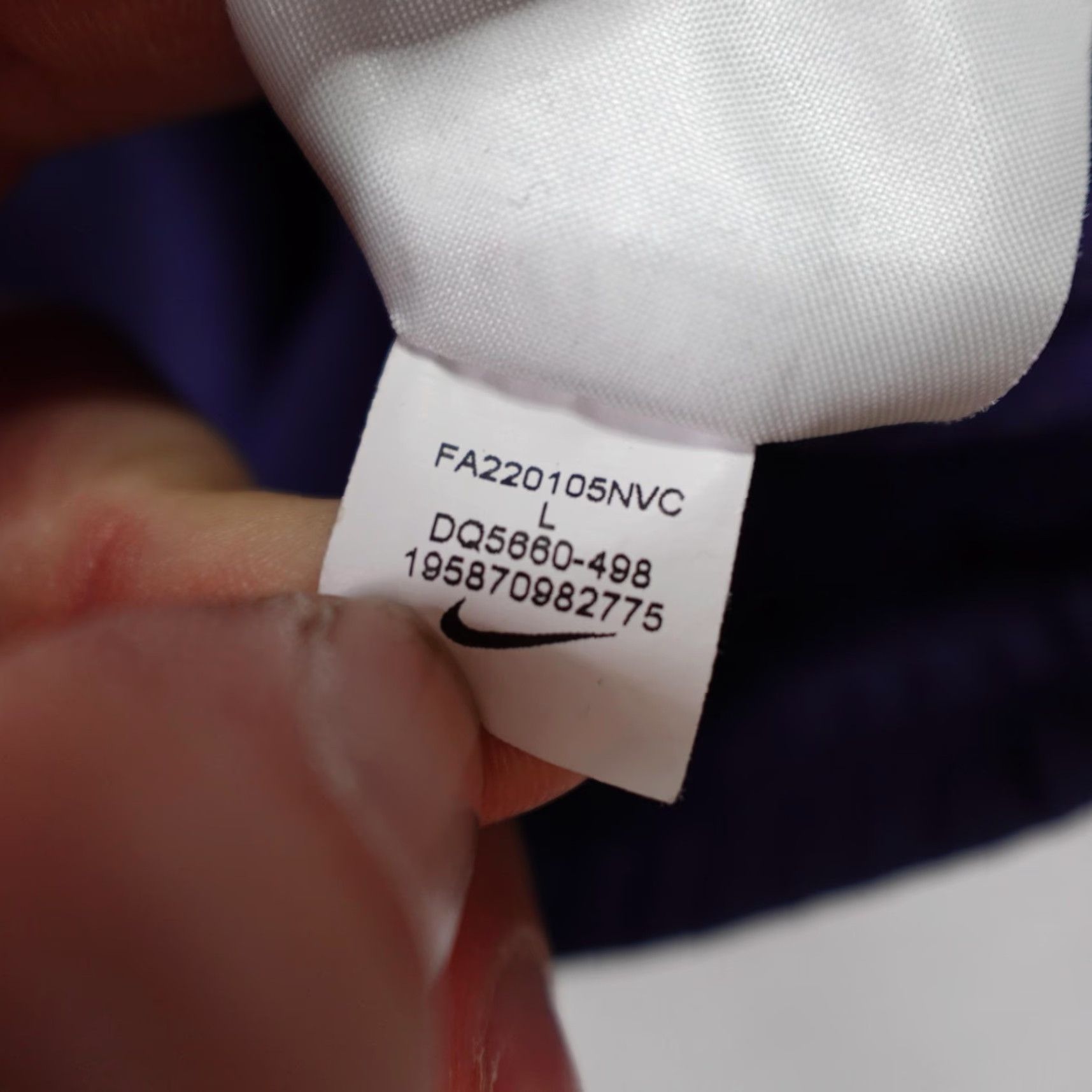 Nike Nike Jacket Men Large Blue Giannis Greek Freak Lightweight Basketball Track Coat Size US L / EU 52-54 / 3 - 7 Thumbnail