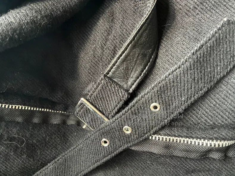 Comme des Garcons Comme Des Garcons Wool biker jacket, Black classic model, Size XS / US 0-2 / IT 36-38 - 3 Thumbnail