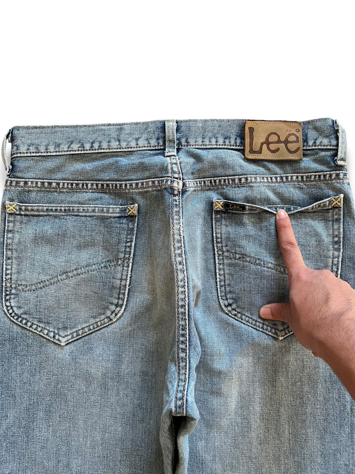 Lee Vintage 80s Lee Riders Selvedge Sanforized Baggy Style Jeans Size US 32 / EU 48 - 11 Thumbnail