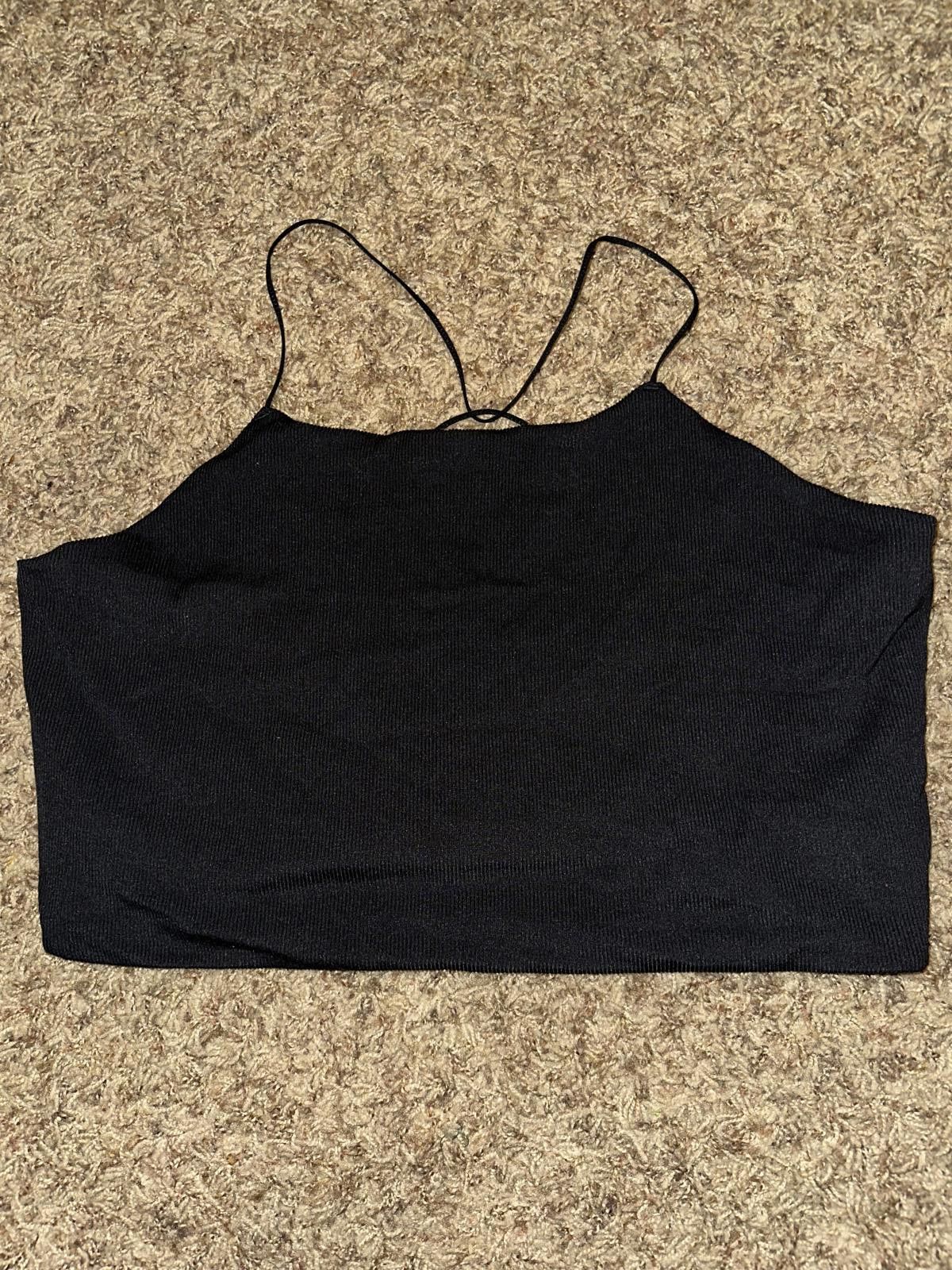 Nike Nike Women's Yoga Luxe Strappy Cami Black Tank Top Size XL / US 12-14 / IT 48-50 - 1 Thumbnail