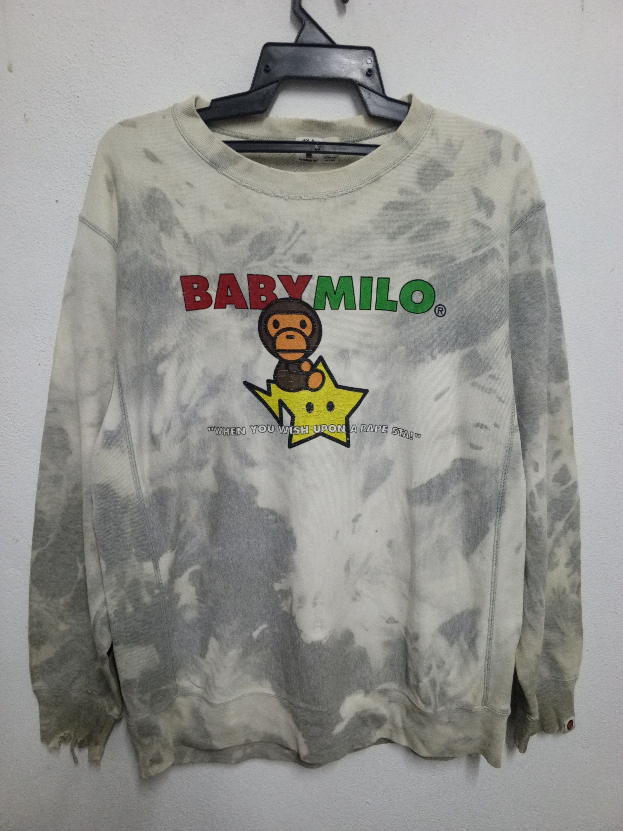 Bape BABY MILO STAR ×BAPE TAI DAI SWEATSHIRT Size US L / EU 52-54 / 3 - 1 Thumbnail