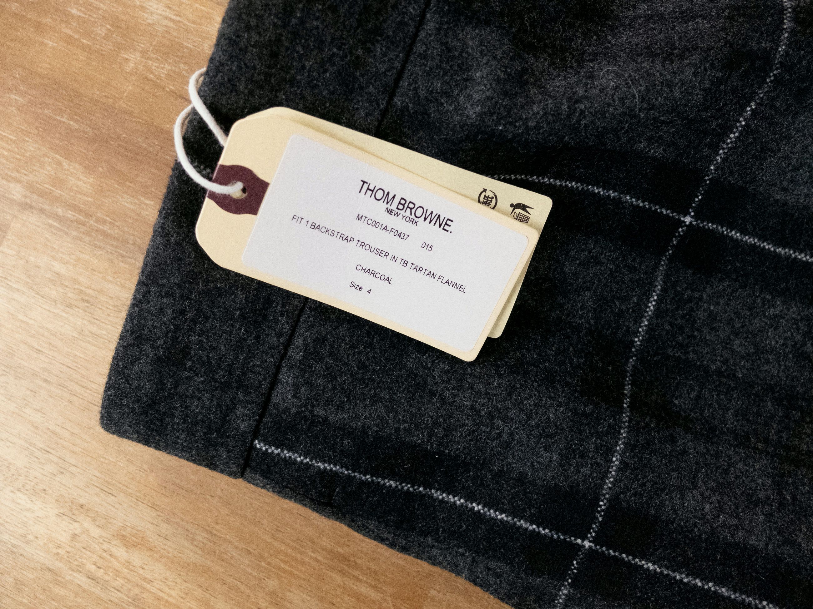 Thom Browne THOM BROWNE gray tartan wool cashmere pants Size 4 Size US 36 / EU 52 - 2 Thumbnail