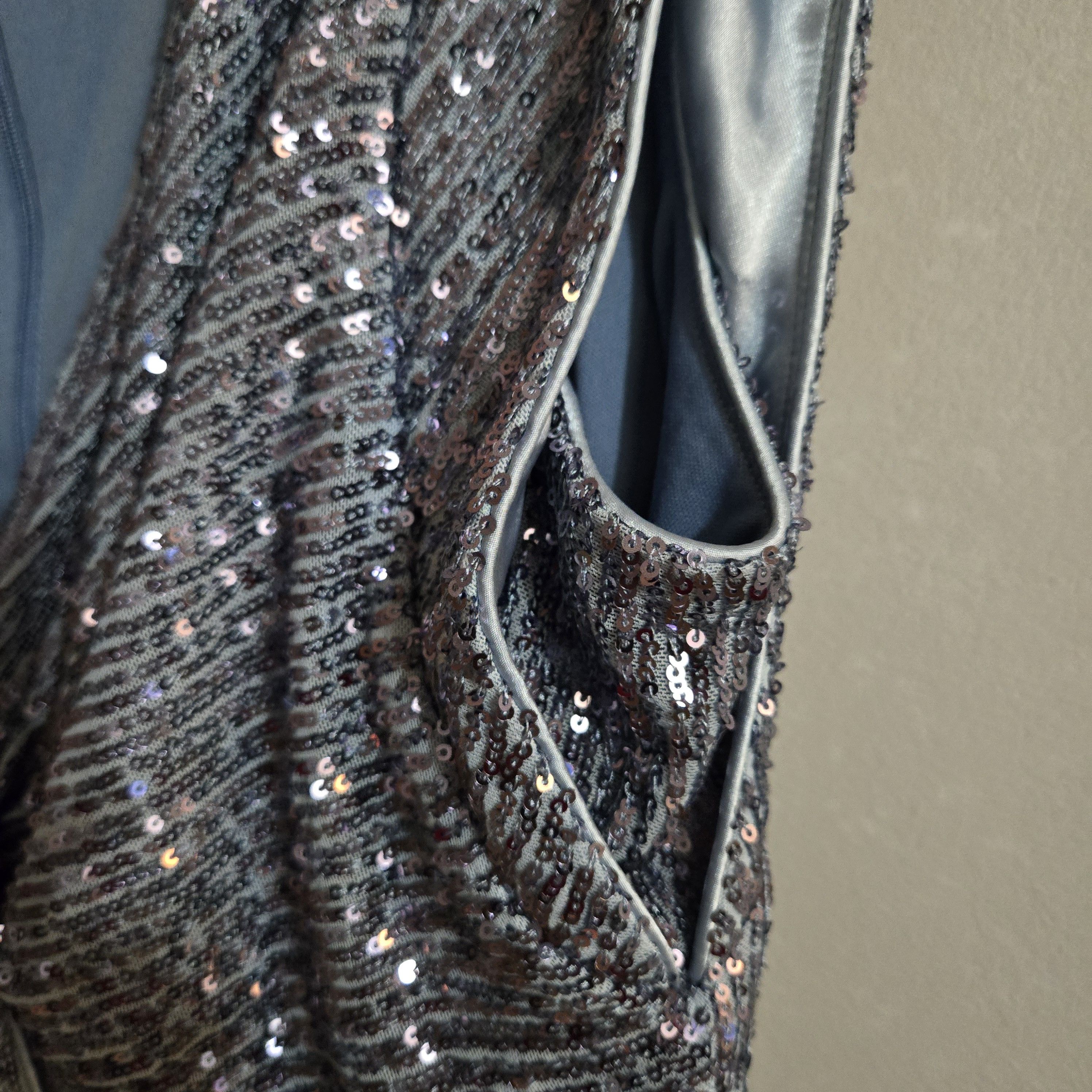 Other Eliza J Sequin Sheath Ruched Party/Cocktail Dress Size 3XL / US 20-22 - 5 Thumbnail