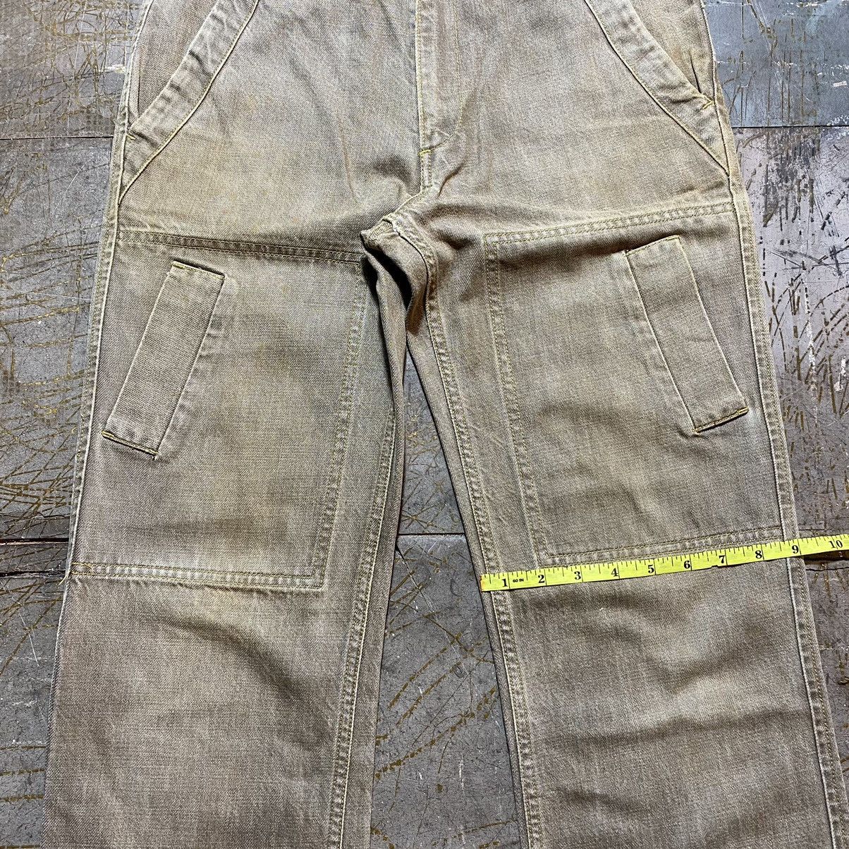 Designer Cabane De Zucca Double Knee Jeans Size US 30 / EU 46 - 15 Thumbnail