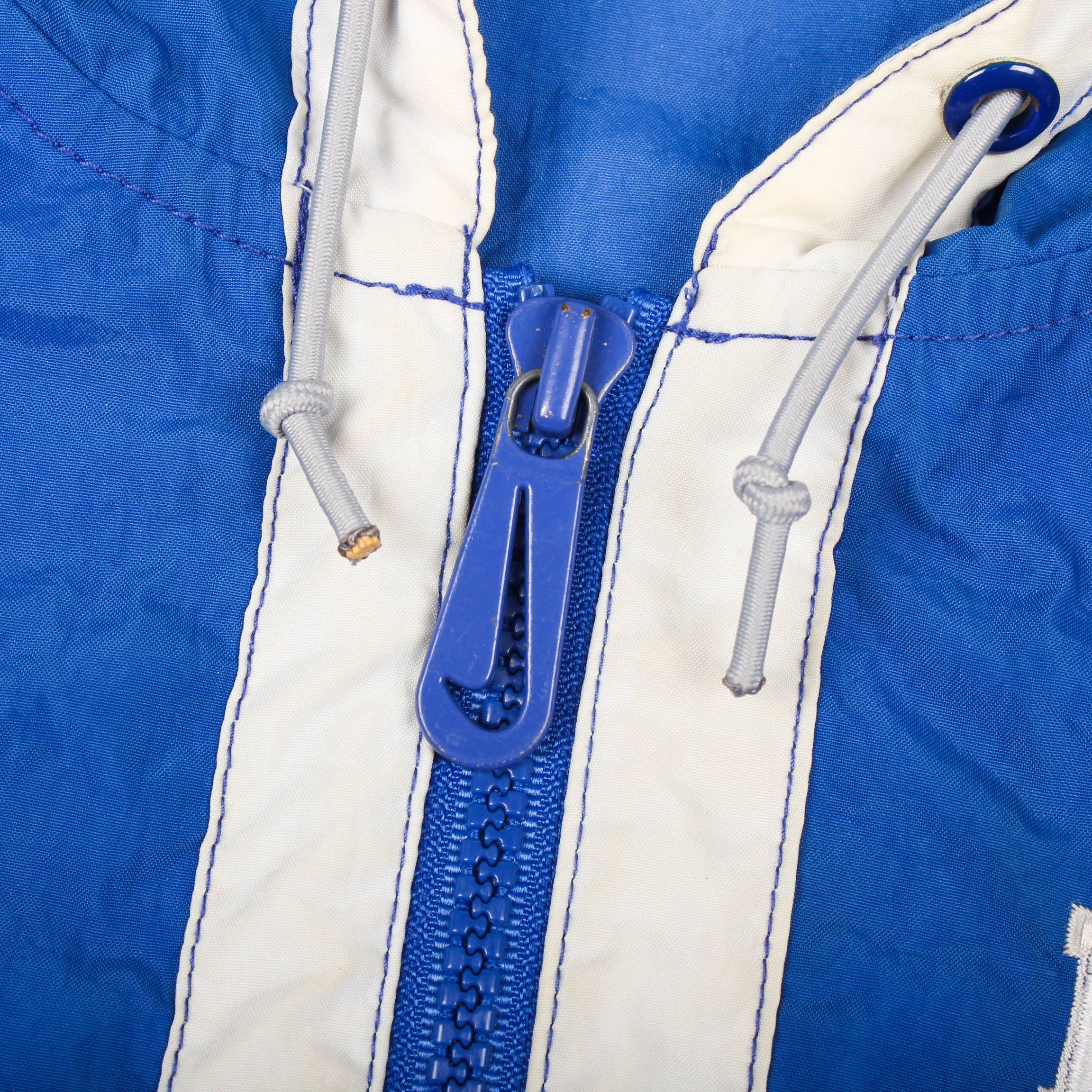 Nike Vintage Nike Windbreaker Big Swoosh Blue 90s Size US M / EU 48-50 / 2 - 6 Thumbnail