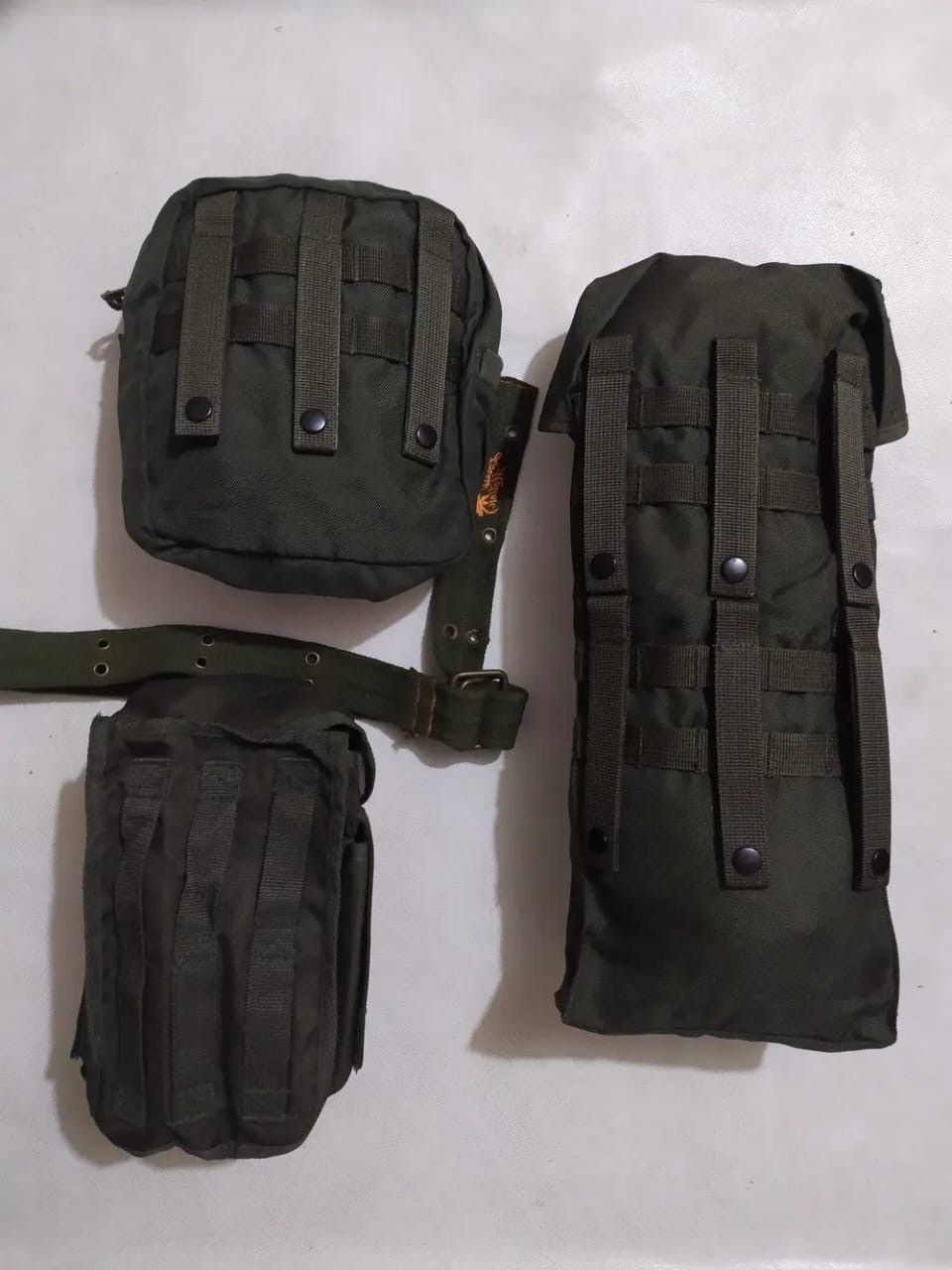 Other Military Gas Mask Multipocket Tactical Bag and Belt Size ONE SIZE - 2 Thumbnail