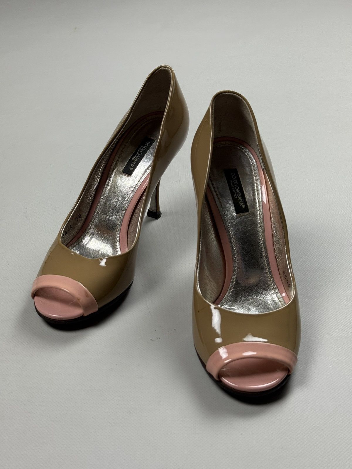 Dolce & Gabbana Dolce&Gabbana Ladies Pump Patent Leather Heels Shoes Size US 9 / IT 39 - 9 Thumbnail