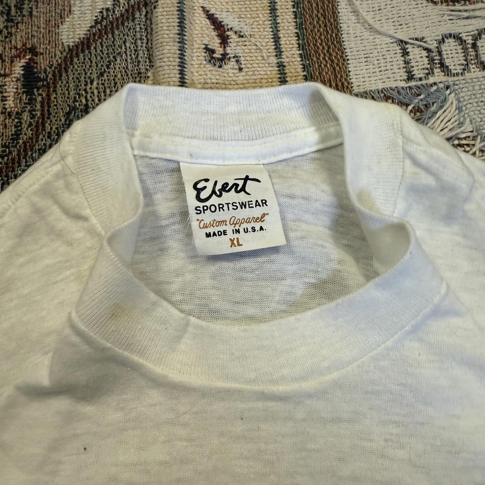 Designer Vintage Jimmy Carter Plains, Georgia Single Stitch Tee Size US XL / EU 56 / 4 - 4 Thumbnail