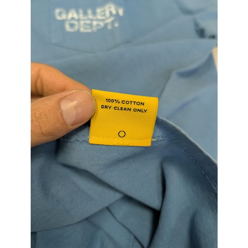 Gallery Dept. o1rshd1 Vintage Logo Painted T-Shirt in Dusty Blue Size US XL / EU 56 / 4 - 19 Thumbnail