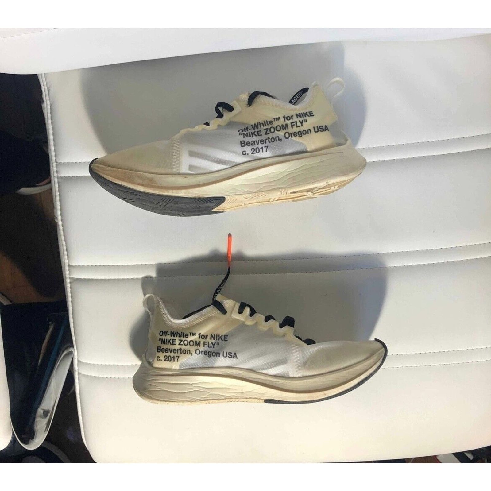 Nike Size 6 - Nike Off-White x Zoom Fly SP The Ten Size US 6 / EU 39 - 2 Thumbnail