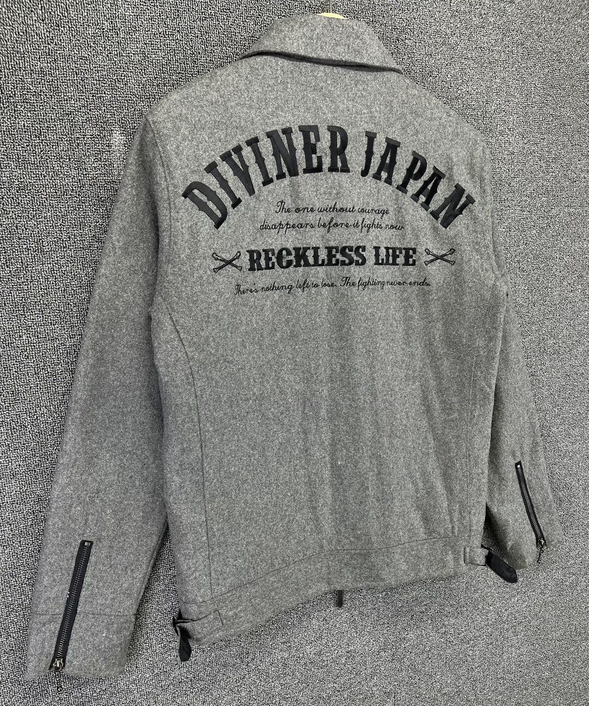 If Six Was Nine Vintage Diviner Japan Punk Jacket Size L / US 10 / IT 46 - 2 Thumbnail
