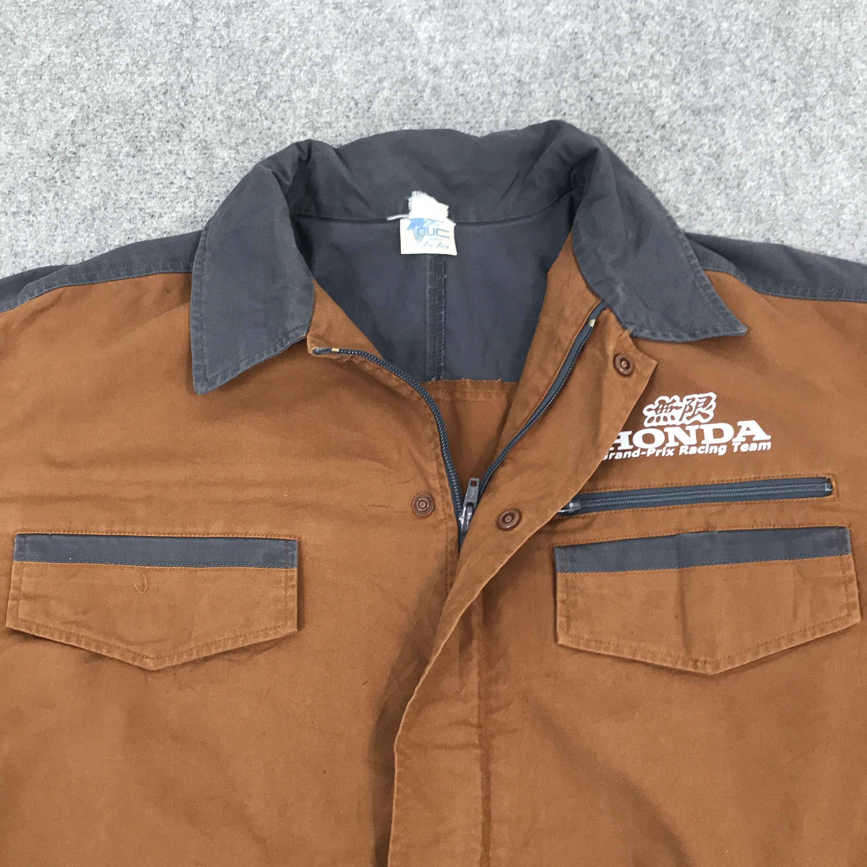 Honda × Japanese Brand Vtg Honda Mugem Racing work uniform jacket Size US L / EU 52-54 / 3 - 8 Thumbnail
