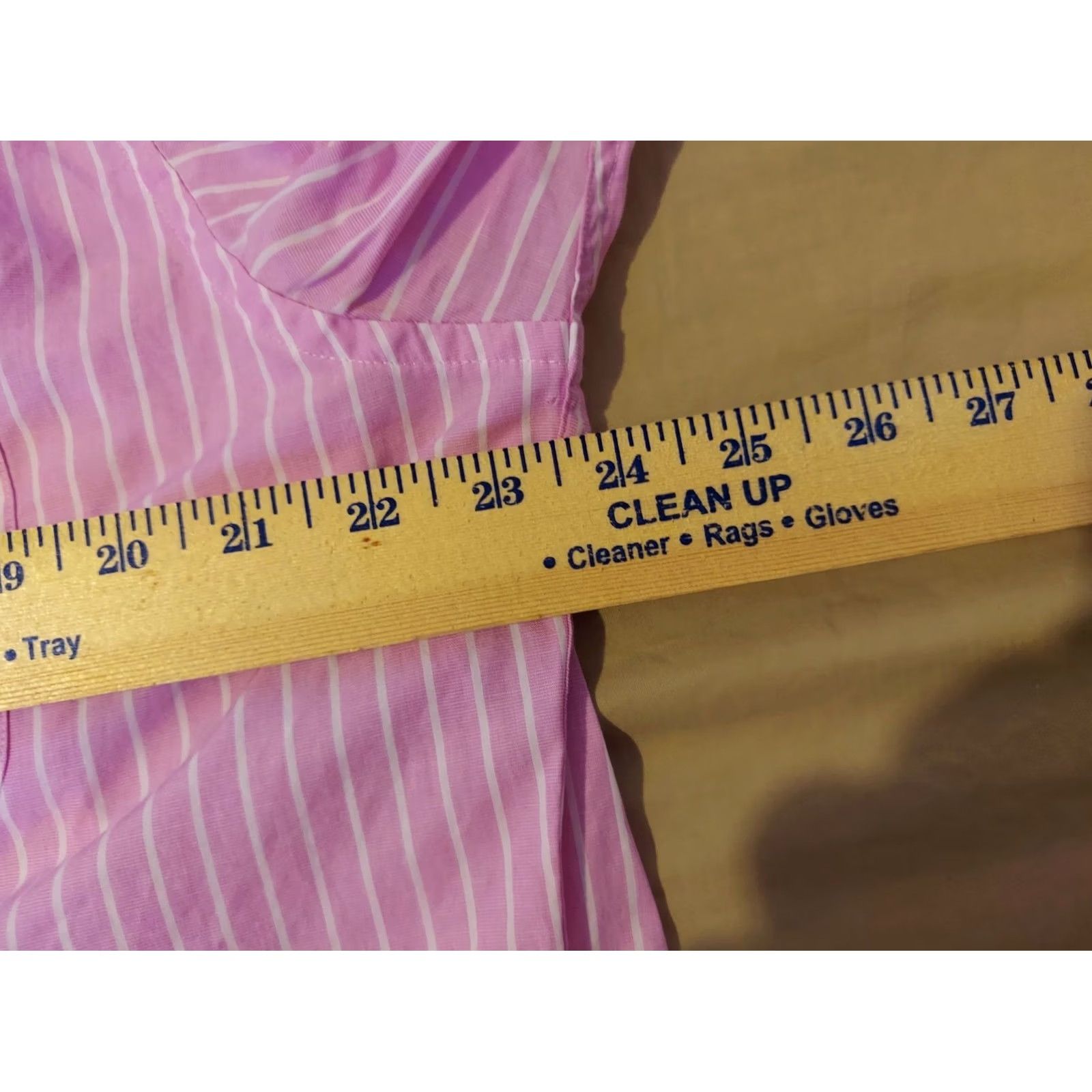 Brooks Brothers Brooks Brothers Dress Shirt L Large Pink Button Cotton Mens Size 42R - 4 Thumbnail