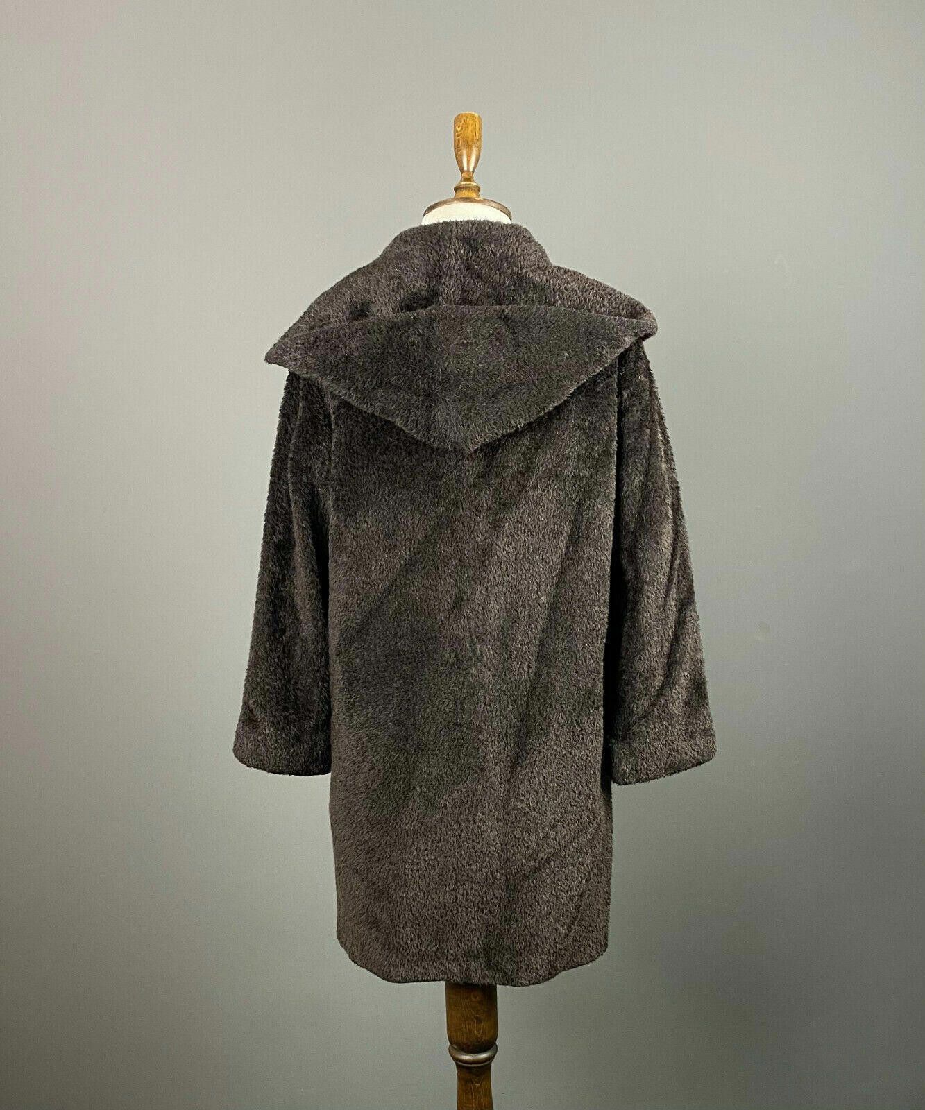 Designer Max Mara Brown Alpaca Wool Over Coat Size US 8 GB 10 Size M / US 6-8 / IT 42-44 - 6 Thumbnail