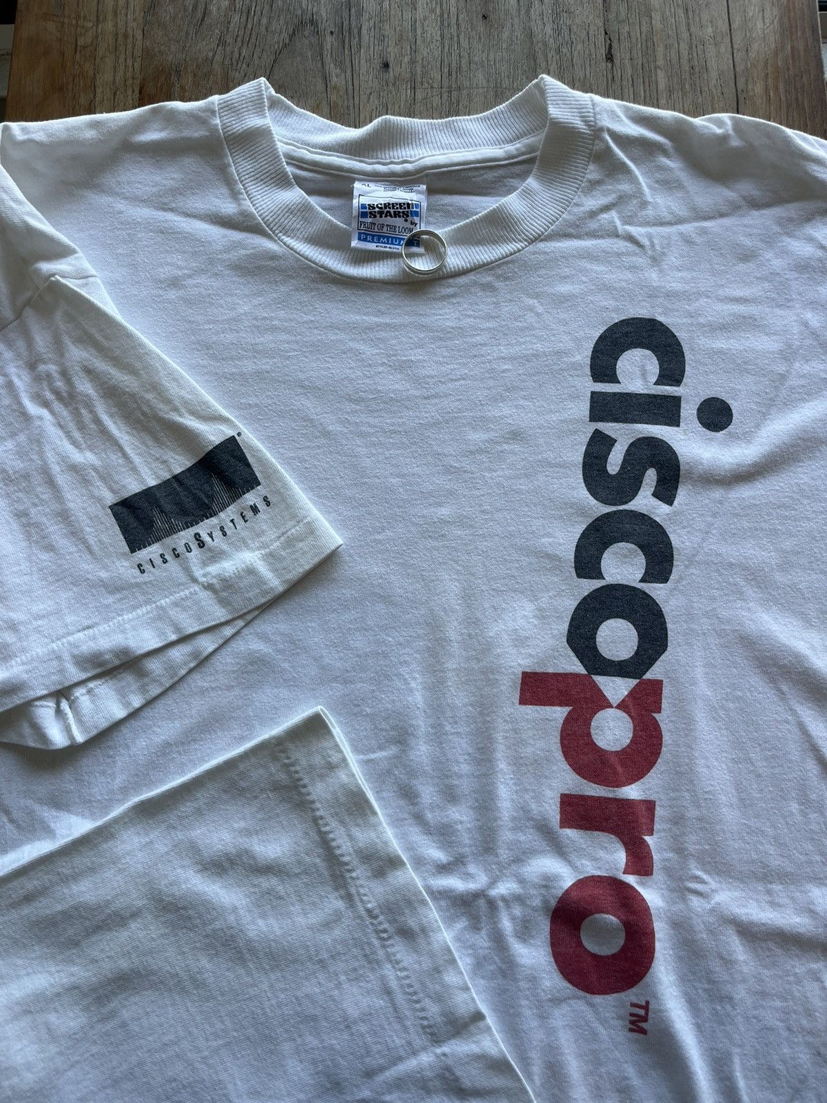 Vintage Vintage Cisco pro By Cisco Systems technology company Tshirt Size US XL / EU 56 / 4 - 6 Thumbnail
