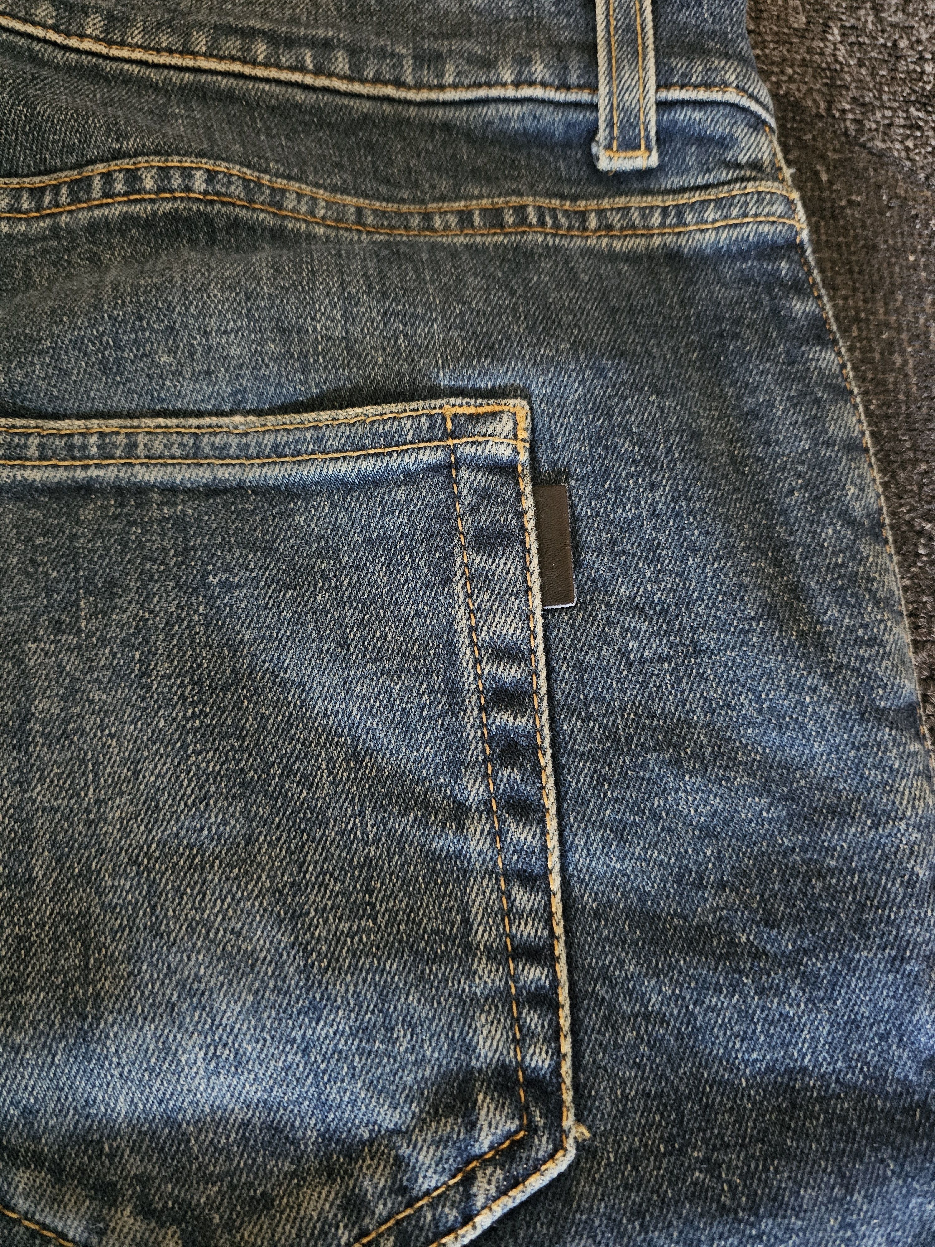 Saint Laurent Paris Saint Laurent Men's D02 Jeans Size 31 Size US 31 - 5 Thumbnail