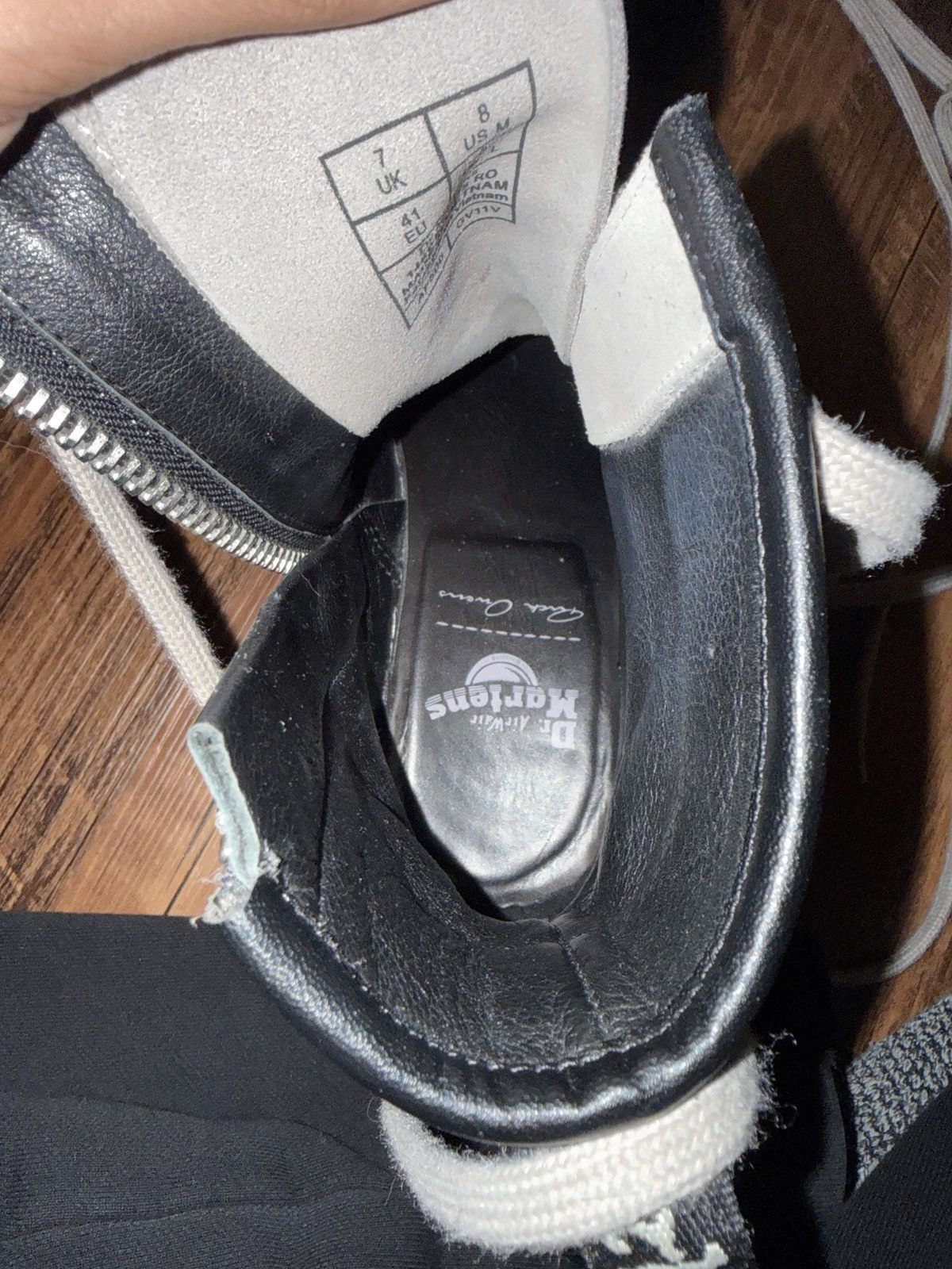 Dr. Martens × Rick Owens Rick Owens x Dr.Martens Grey Boots Size US 8 / EU 41 - 4 Thumbnail