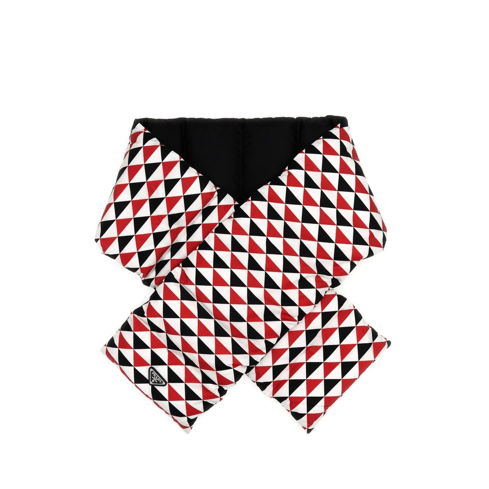 Prada PRADA Printed Re-Nylon Padded Scarf Multicolor Scarf New & A Size ONE SIZE - 1 Thumbnail
