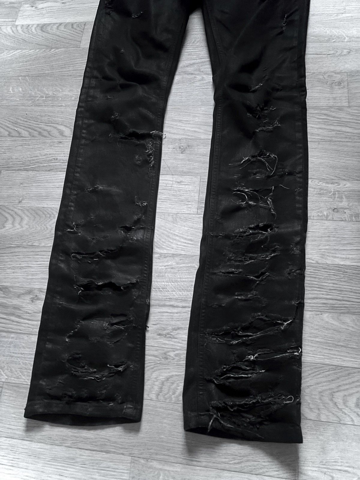 Dior Dior SS04 Strip Denim Size US 29 - 2 Thumbnail