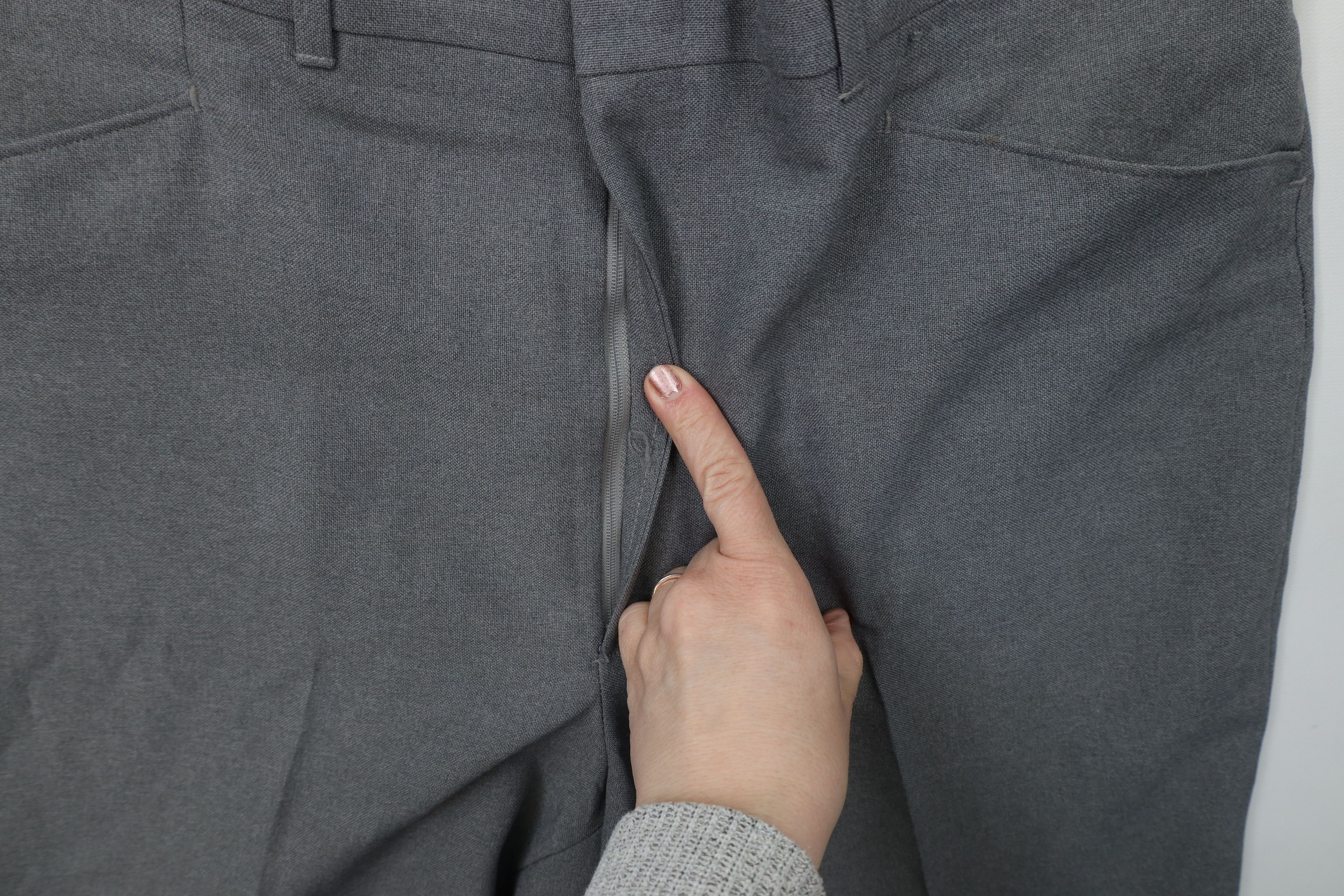 Vintage Vintage 70s Streetwear Wide Leg Chino Pants Heather Gray Size US 36 / EU 52 - 5 Thumbnail