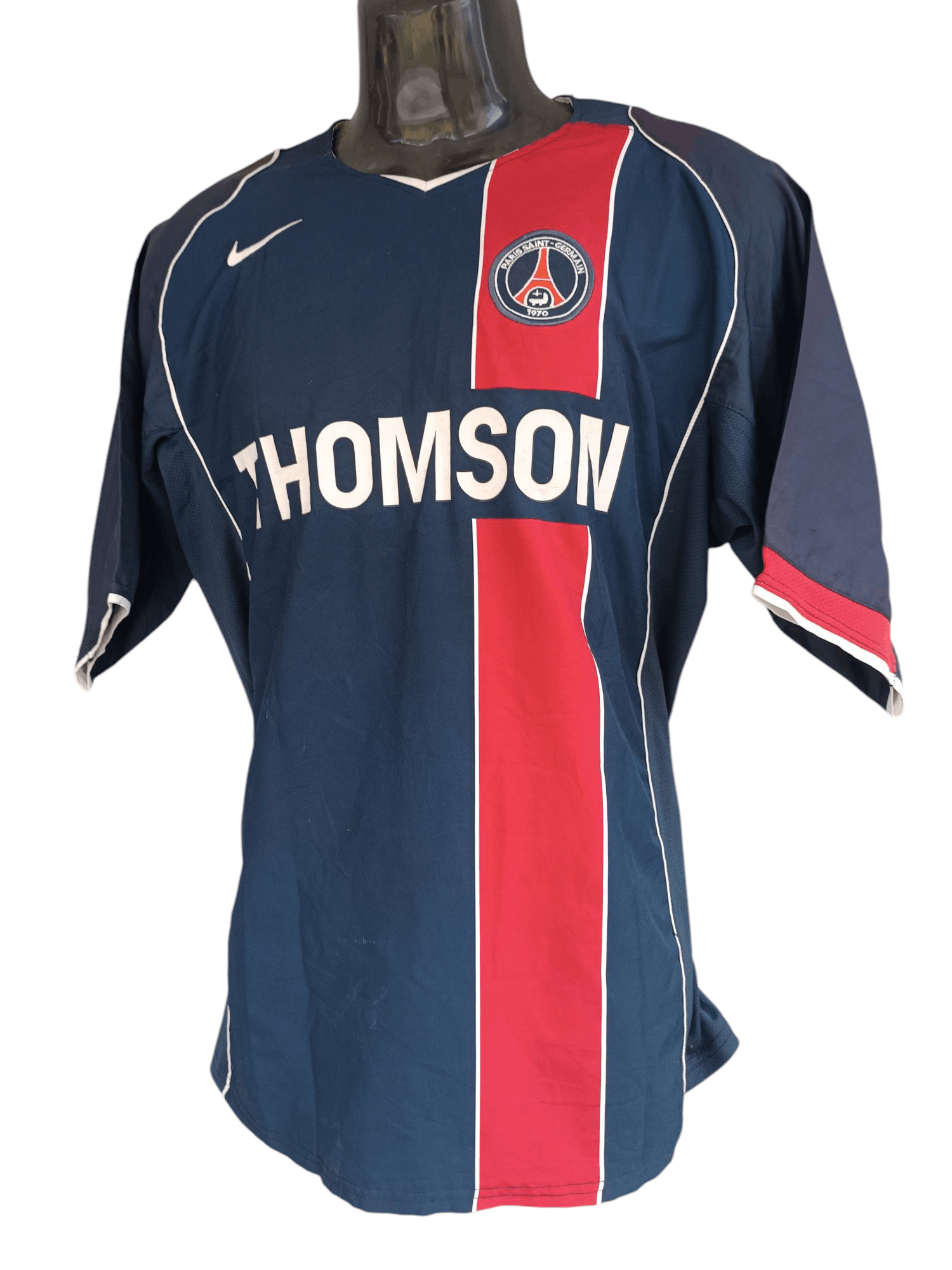 Nike × Vintage VINTAGE PSG 2002/03 NIKE FOOTBALL HOME JERSEY Size US XL / EU 56 / 4 - 2 Thumbnail