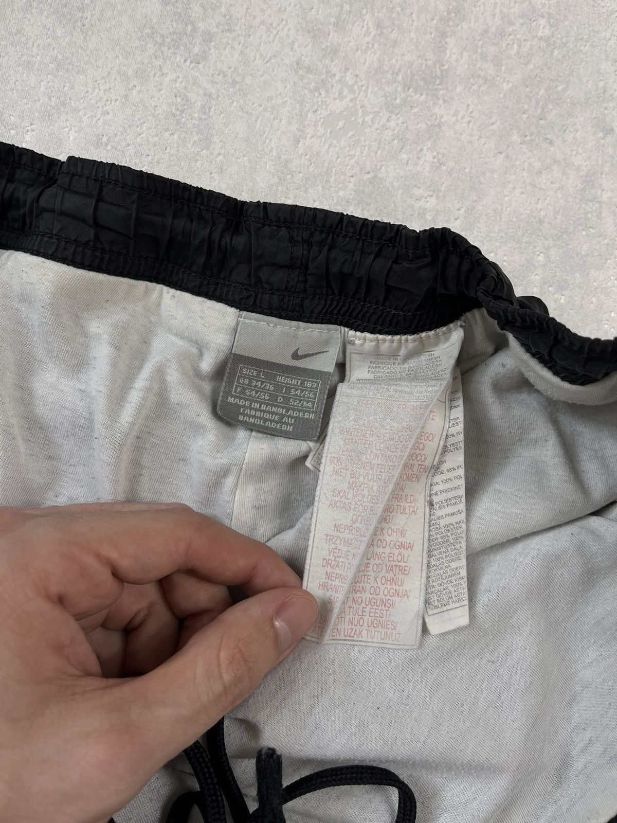 Nike × Vintage 90s Nike Embroidered Logo Vintage Y2K Parachute Nylon Pants Size US 32 / EU 48 - 4 Thumbnail