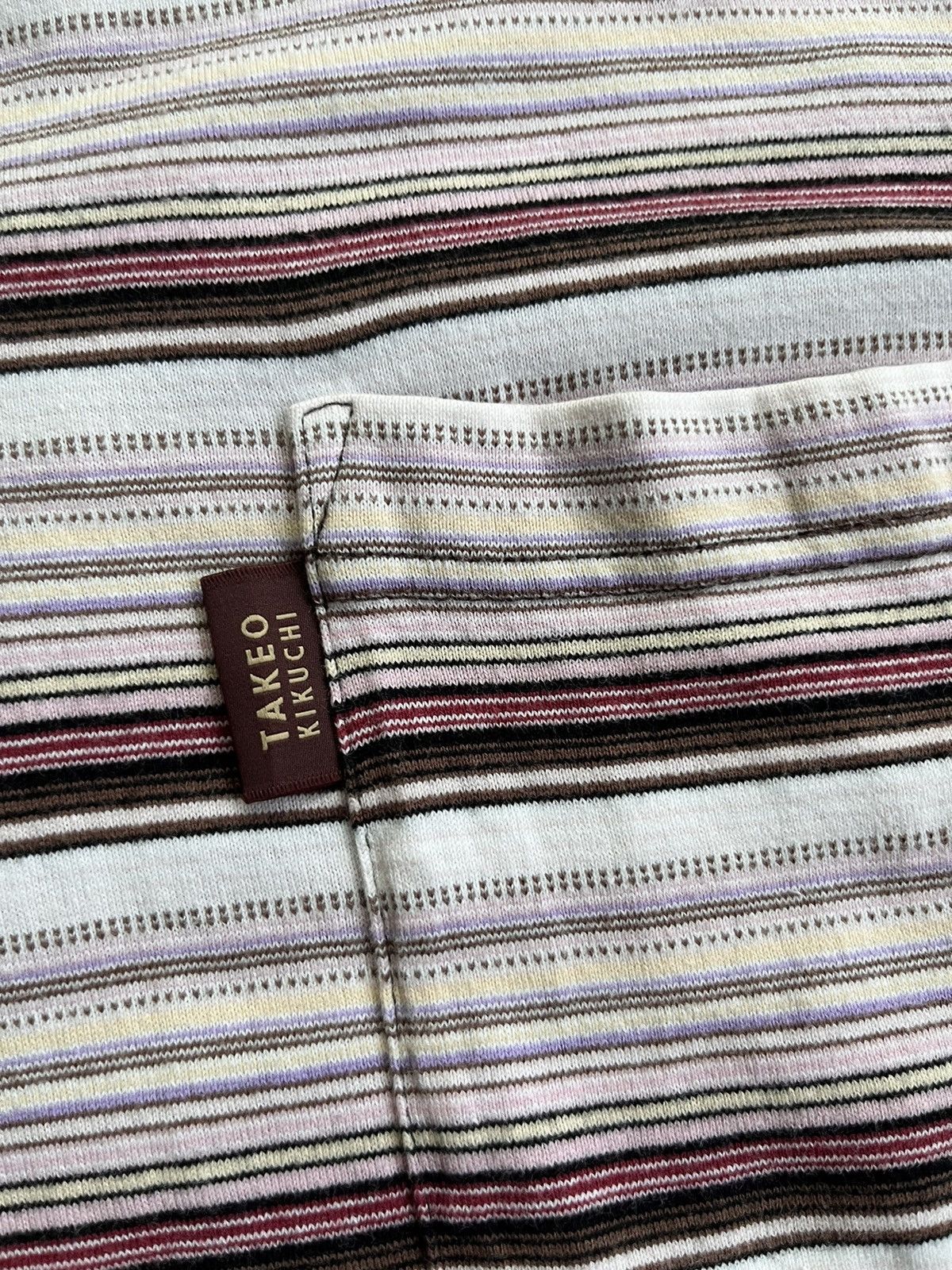Japanese Brand × Kapital × Takeo Kikuchi VINTAGE TAKEO KIKUCHI STRIPE LONGSLEVE Size US M / EU 48-50 / 2 - 3 Thumbnail